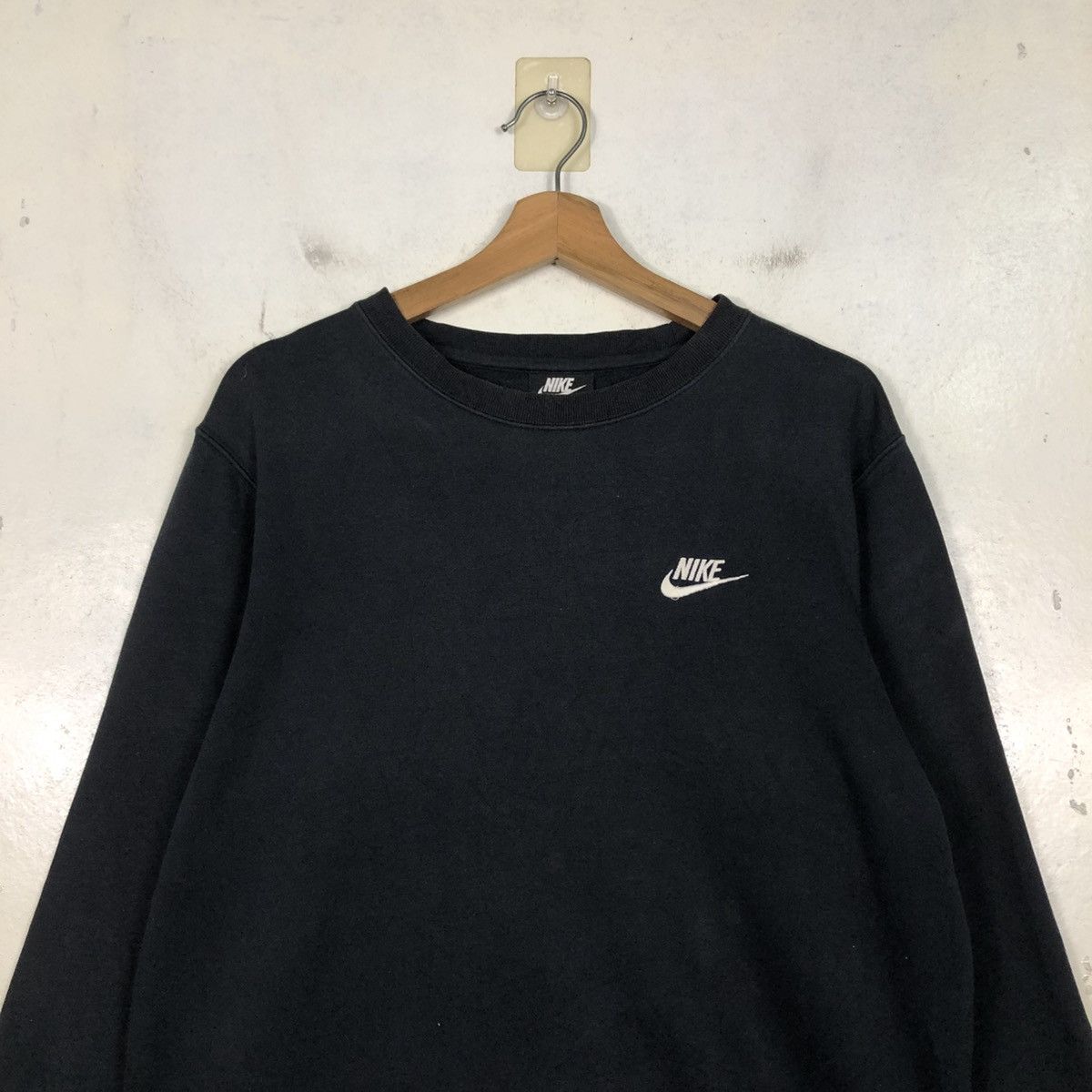 Nike 📌Nike Long Sleeve Sweatshirt Rich Black Size US L / EU 52-54 / 3 - 5 Thumbnail