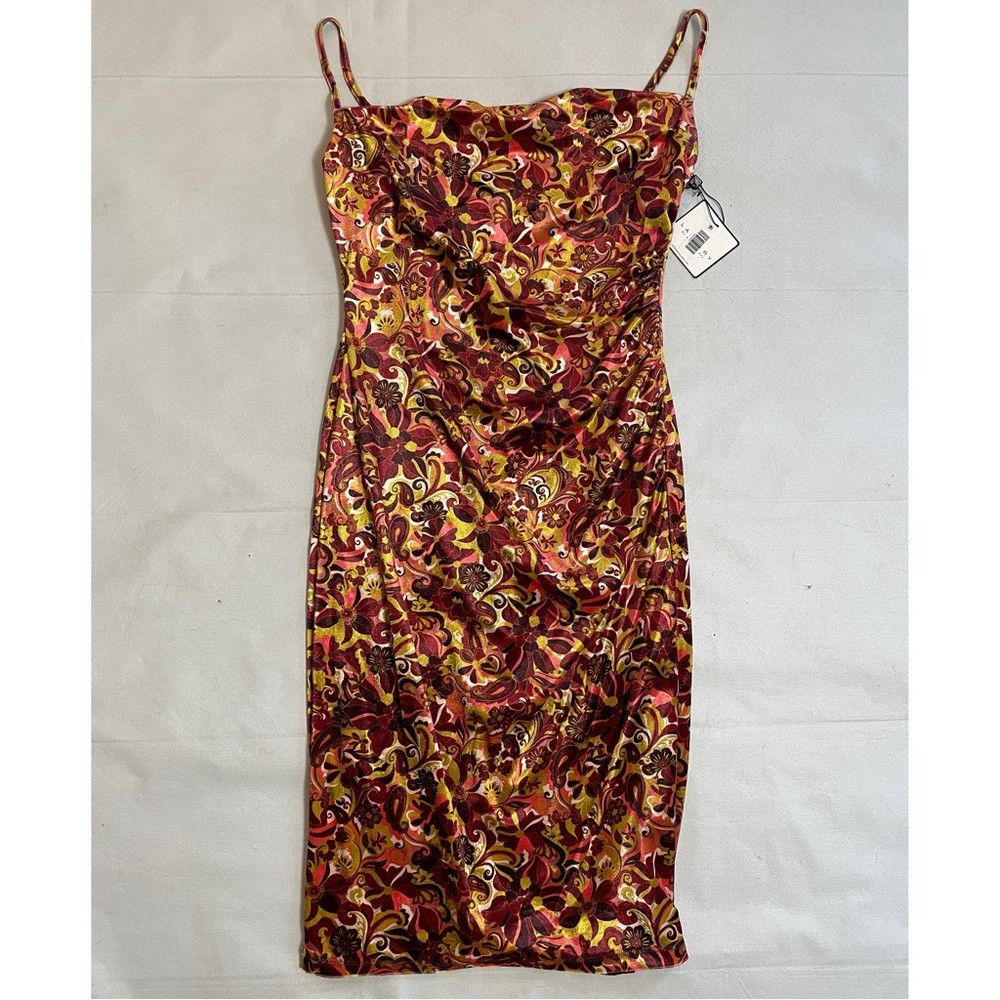 Laundry by Shelli Segal NWT New $138 Laundry By Shelli Segal Cowl-Neck Slip Dress S Size L / US 10 / IT 46 - 5 Thumbnail