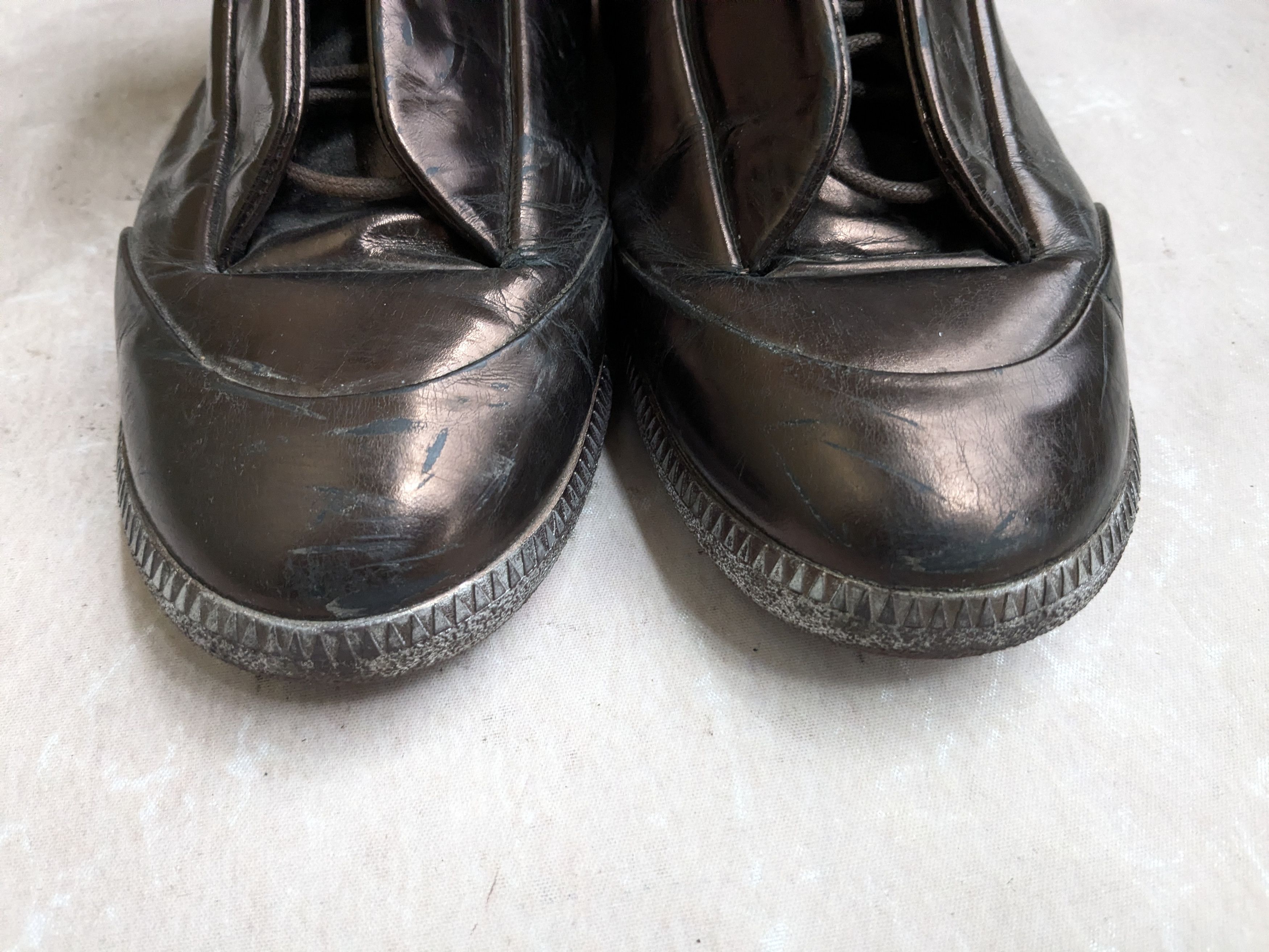 Maison Margiela Maison Margiela Future Brown Metallic 10 43 High Tops Size US 9 / EU 42 - 3 Thumbnail