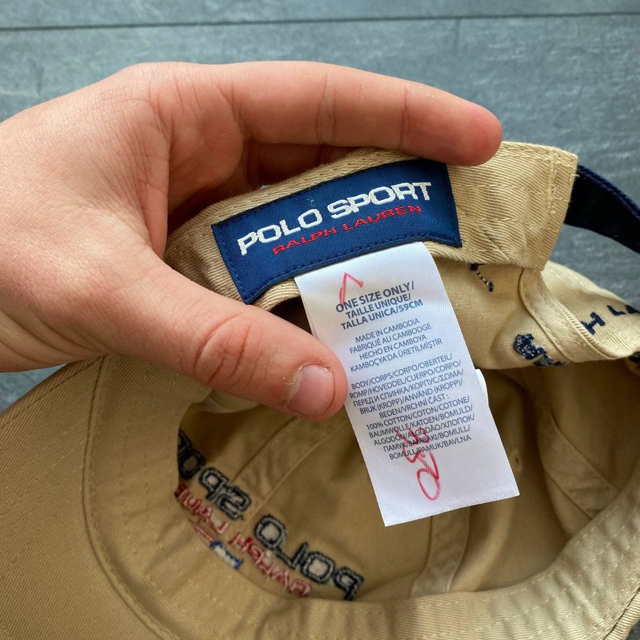 Polo Ralph Lauren × Vintage Rare vintage polo Ralph Lauren USA flag y2k cap Size ONE SIZE - 6 Thumbnail