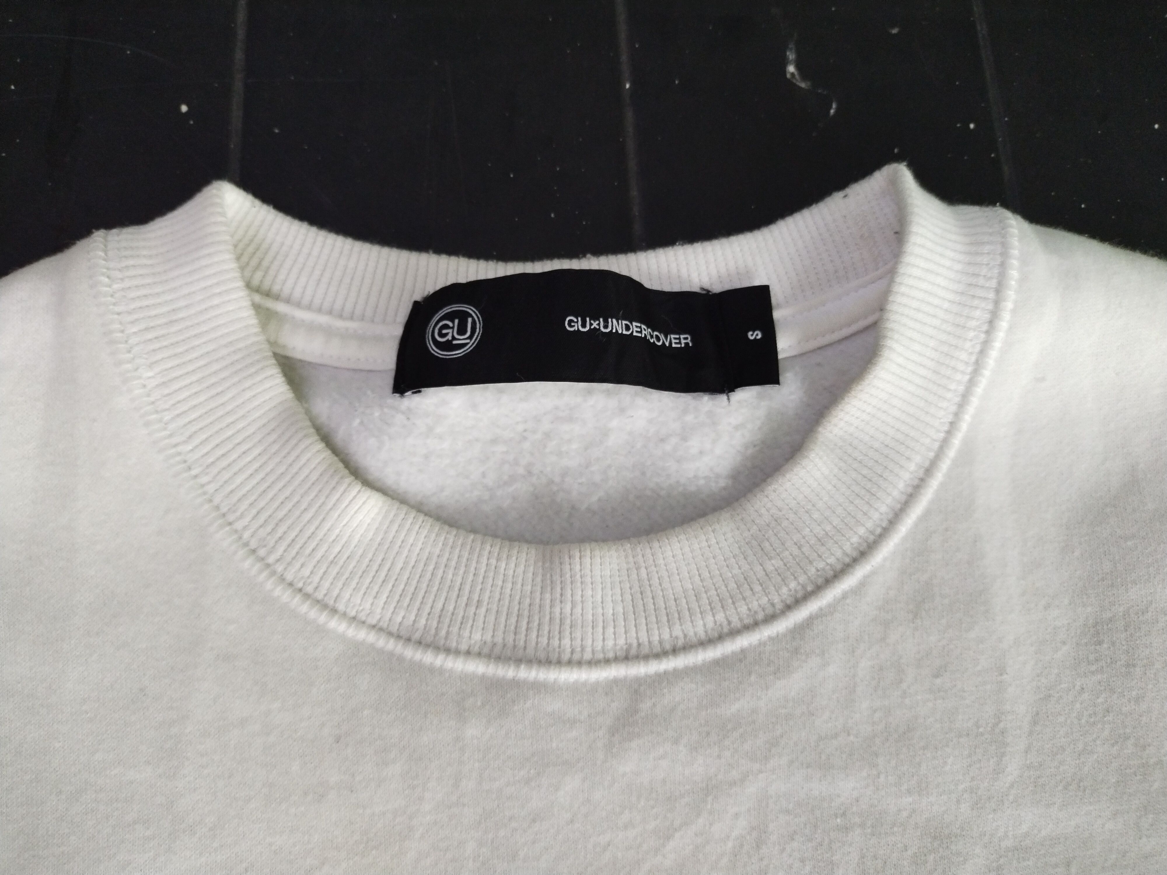 GU × Undercover GU x Undercover FreedomNoise White Sweatshirt Size US M / EU 48-50 / 2 - 7 Thumbnail