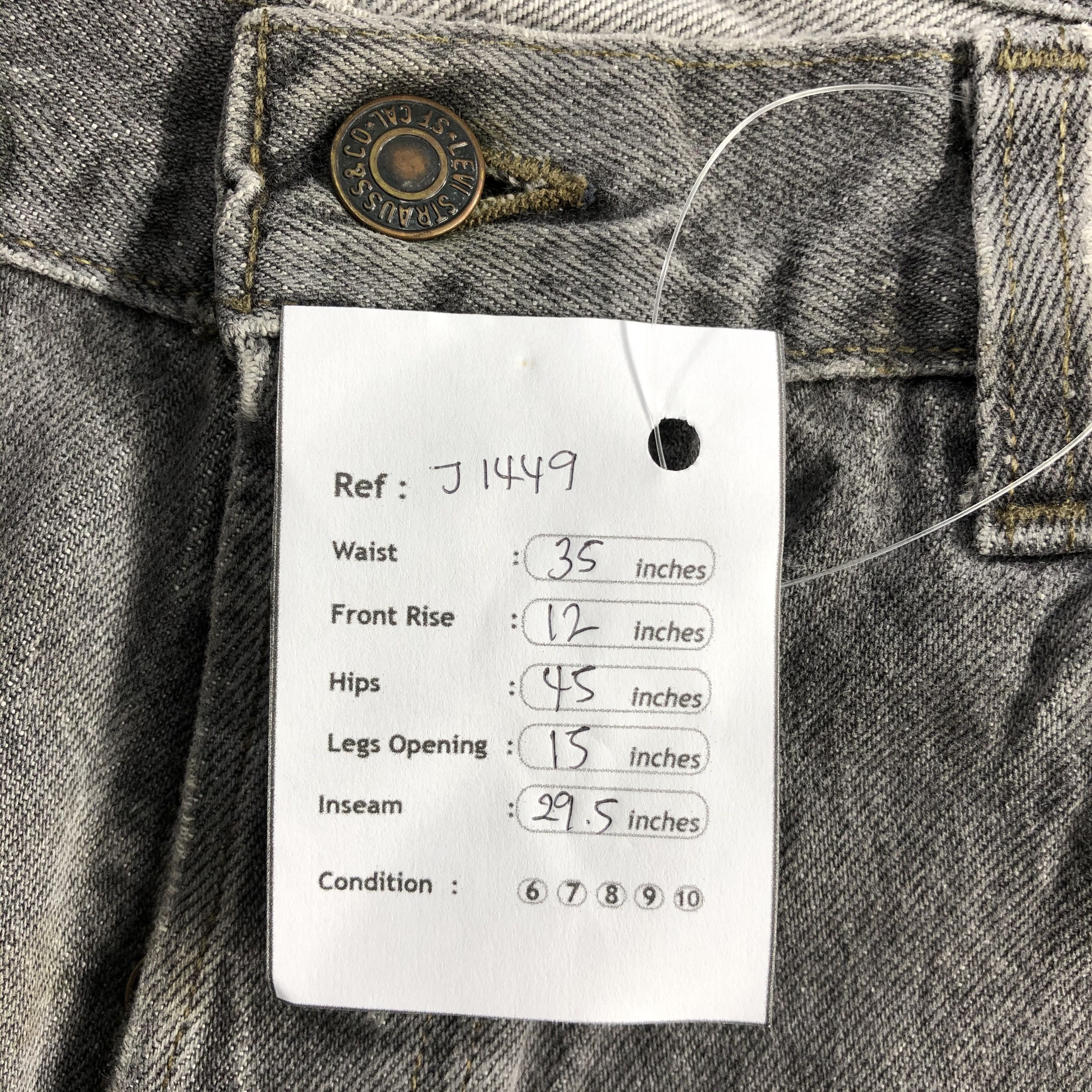 Levi's Vintage 90s Levis 501 Earth Tone Jeans-J1449 Size US 35 - 15 Thumbnail
