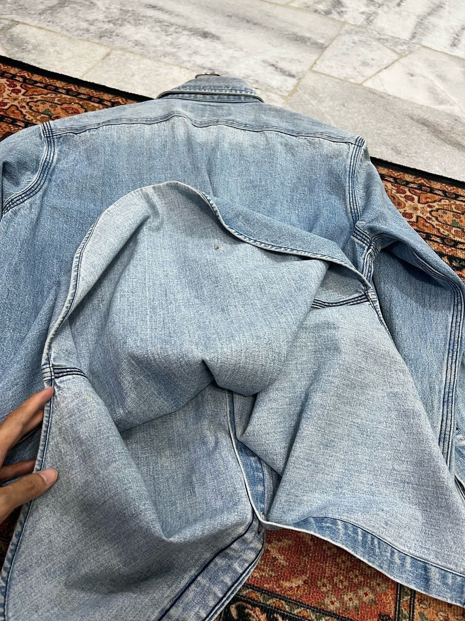 Polo Ralph Lauren × RRL Ralph Lauren Vintage Polo Country Ralph Lauren Denim Shirt Size US S / EU 44-46 / 1 - 11 Thumbnail