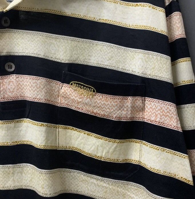 Missoni Missoni Multicolor Long Sleeve Polos Size US L / EU 52-54 / 3 - 4 Thumbnail