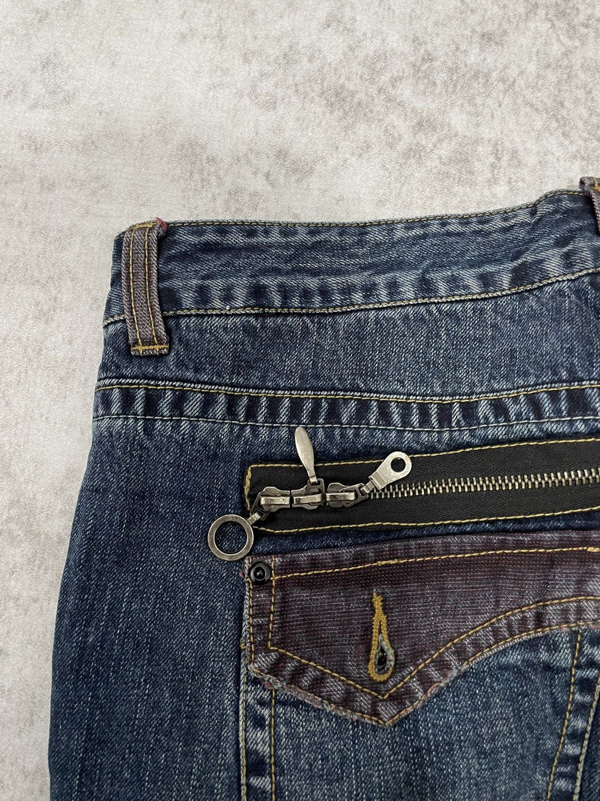 Hysteric Glamour × If Six Was Nine × Le Grande Bleu (L.G.B.) 2000s premium japan Seditionaries flared denim y2k style Size US 34 / EU 50 - 9 Thumbnail