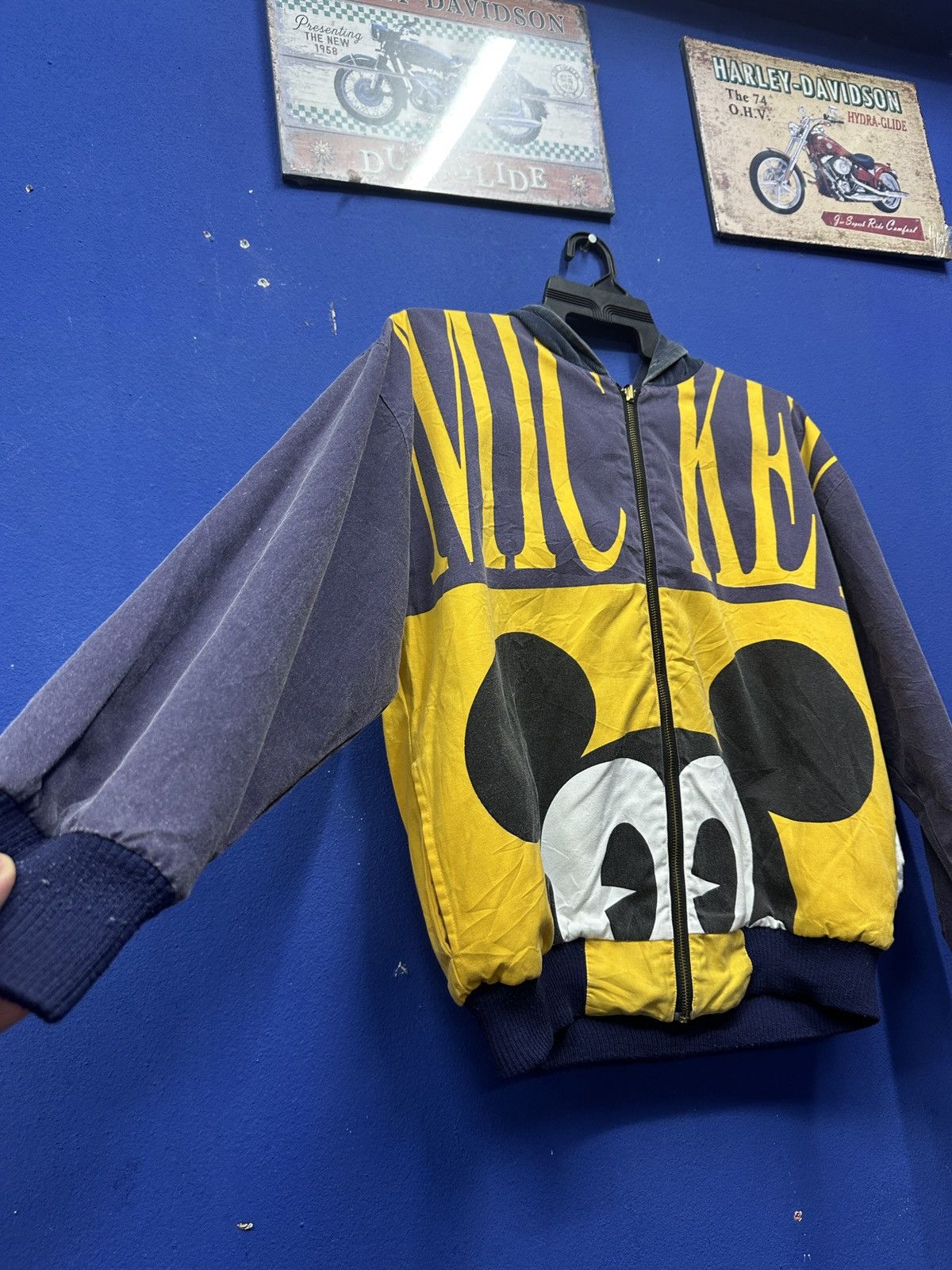 Disney × Mickey Mouse × Vintage Rare🔥 Reversible Micky Mouse Baggy Jacket Size US XL / EU 56 / 4 - 3 Thumbnail