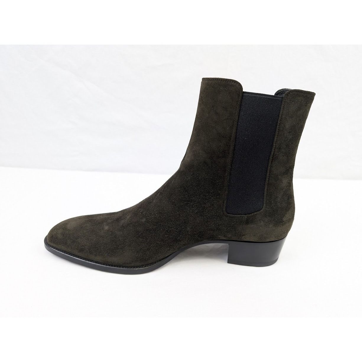 Saint Laurent Paris o1rshd1 Wyatt 40 Chelsea Cachemire Boots in Sabble Brown Size US 11 / EU 44 - 9 Thumbnail