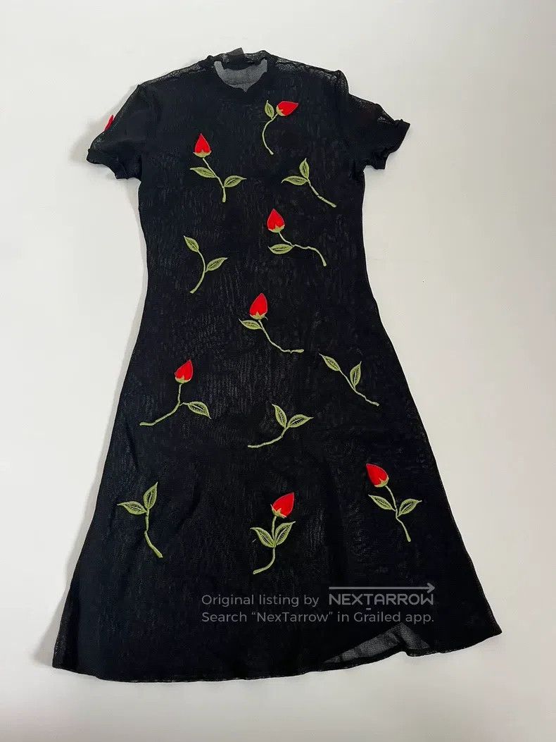 Vivienne Tam Vivienne Tam Embroidered Floral Tulle Dress Top Size S / US 4 / IT 40 - 2 Thumbnail