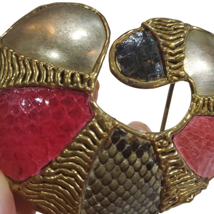 Other Vintage Metal Shell Shaped Belt Buckle Size ONE SIZE - 4 Thumbnail