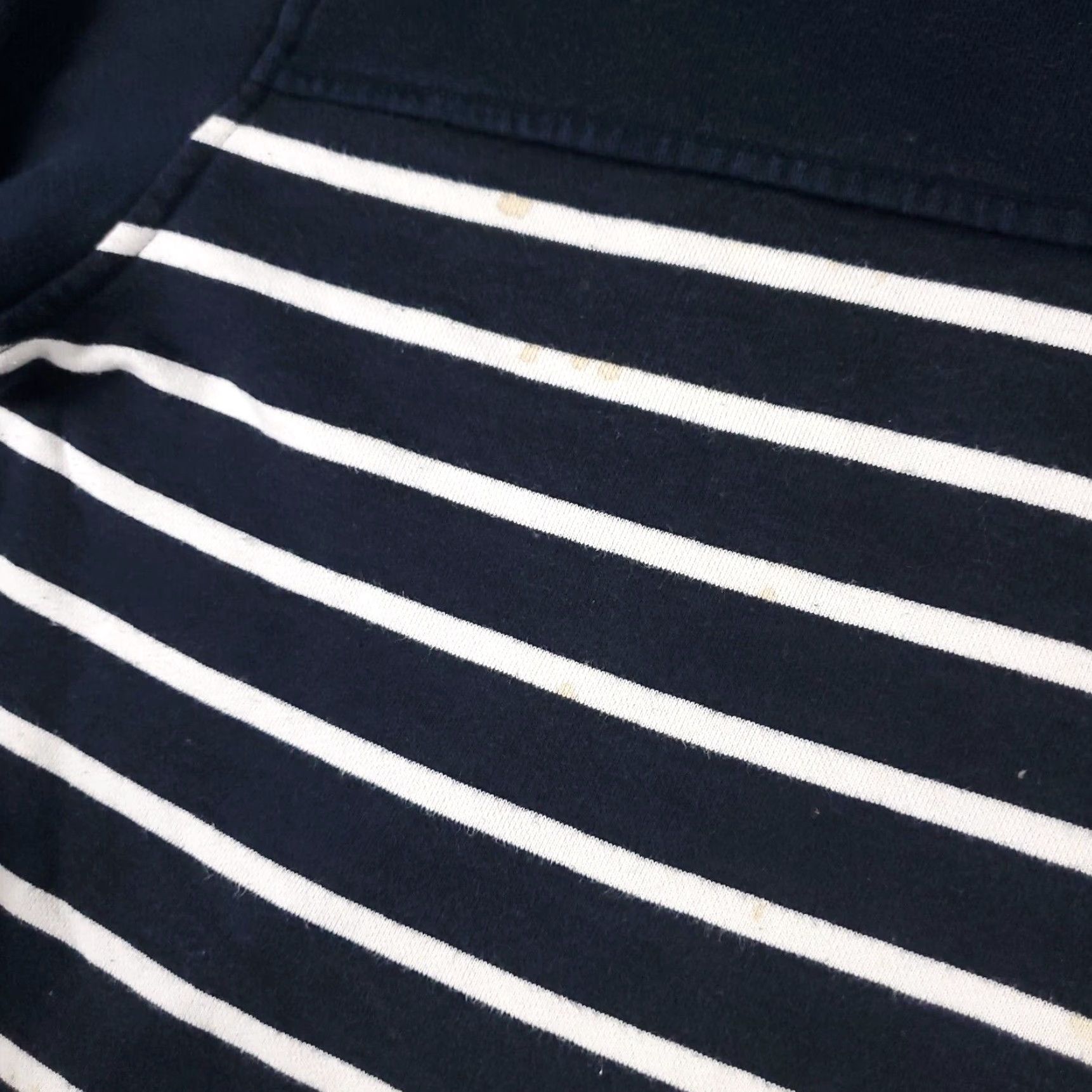 Ralph Lauren VINTAGE Ralph Lauren Sweater Pullover Women’s Medium Blue Striped Cotton Modern Fall Winter Size M / US 6-8 / IT 42-44 - 7 Thumbnail