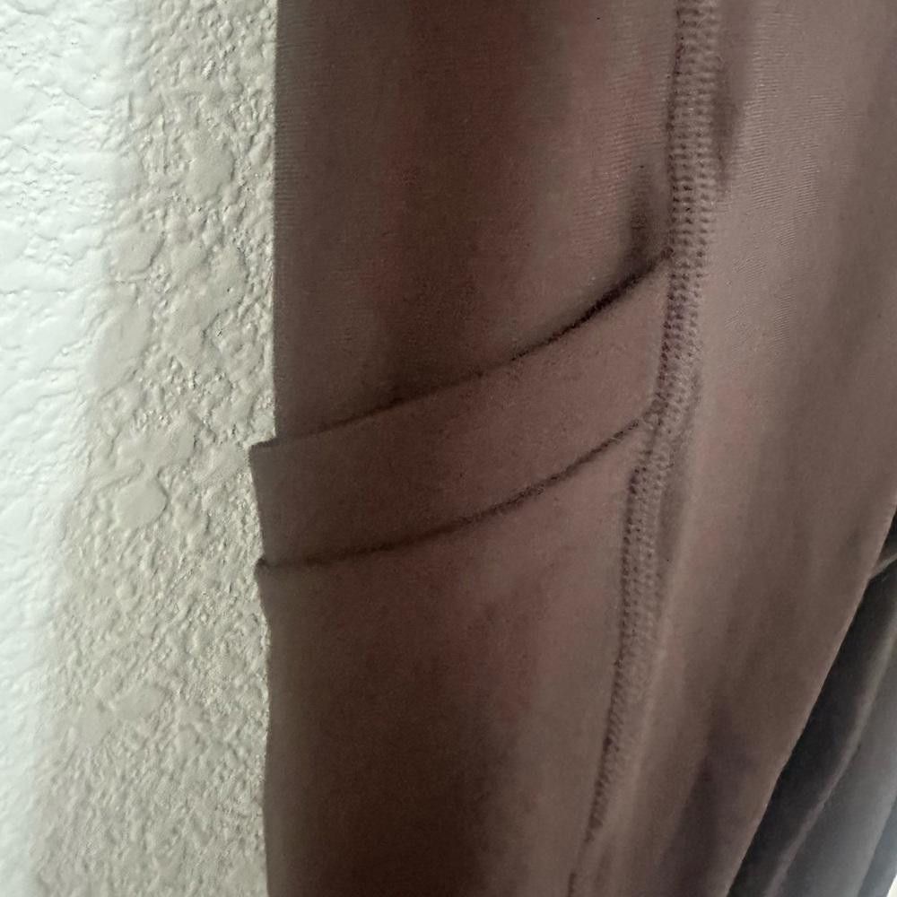 Fabletics Fabletics High-Waisted 7/8 Leggings Side Pockets Brown Large Size 36" / US 14 / IT 50 - 4 Thumbnail