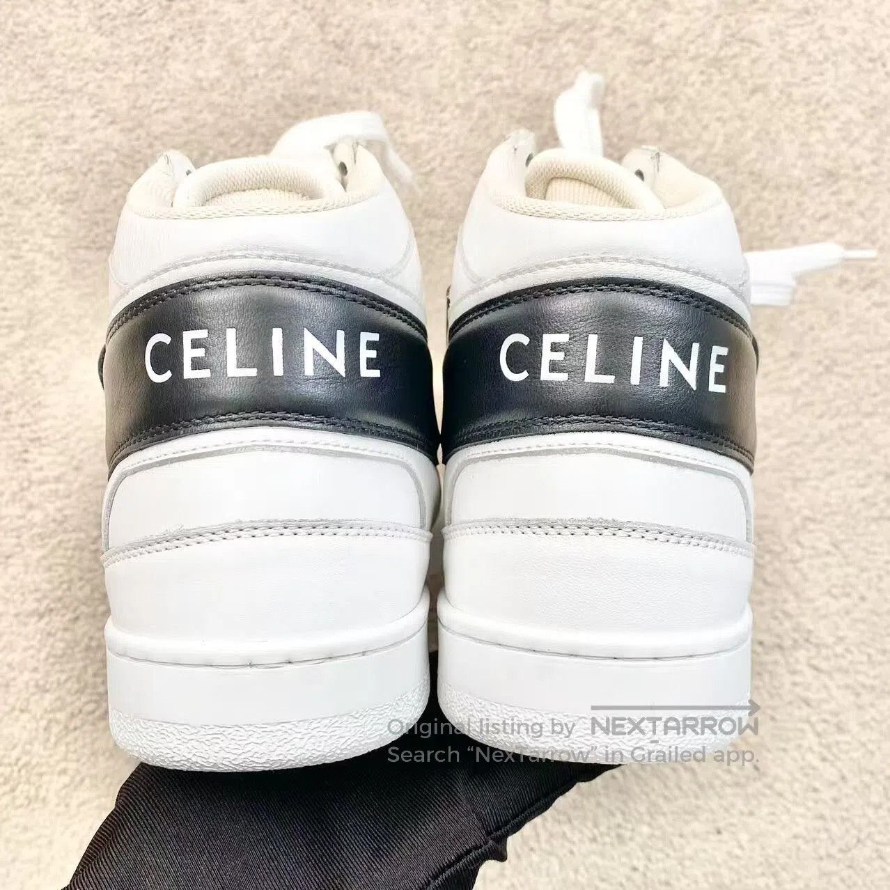 Celine Celine Velcro high-top white shoes| Size US 5.5 / IT 35.5 - 5 Thumbnail
