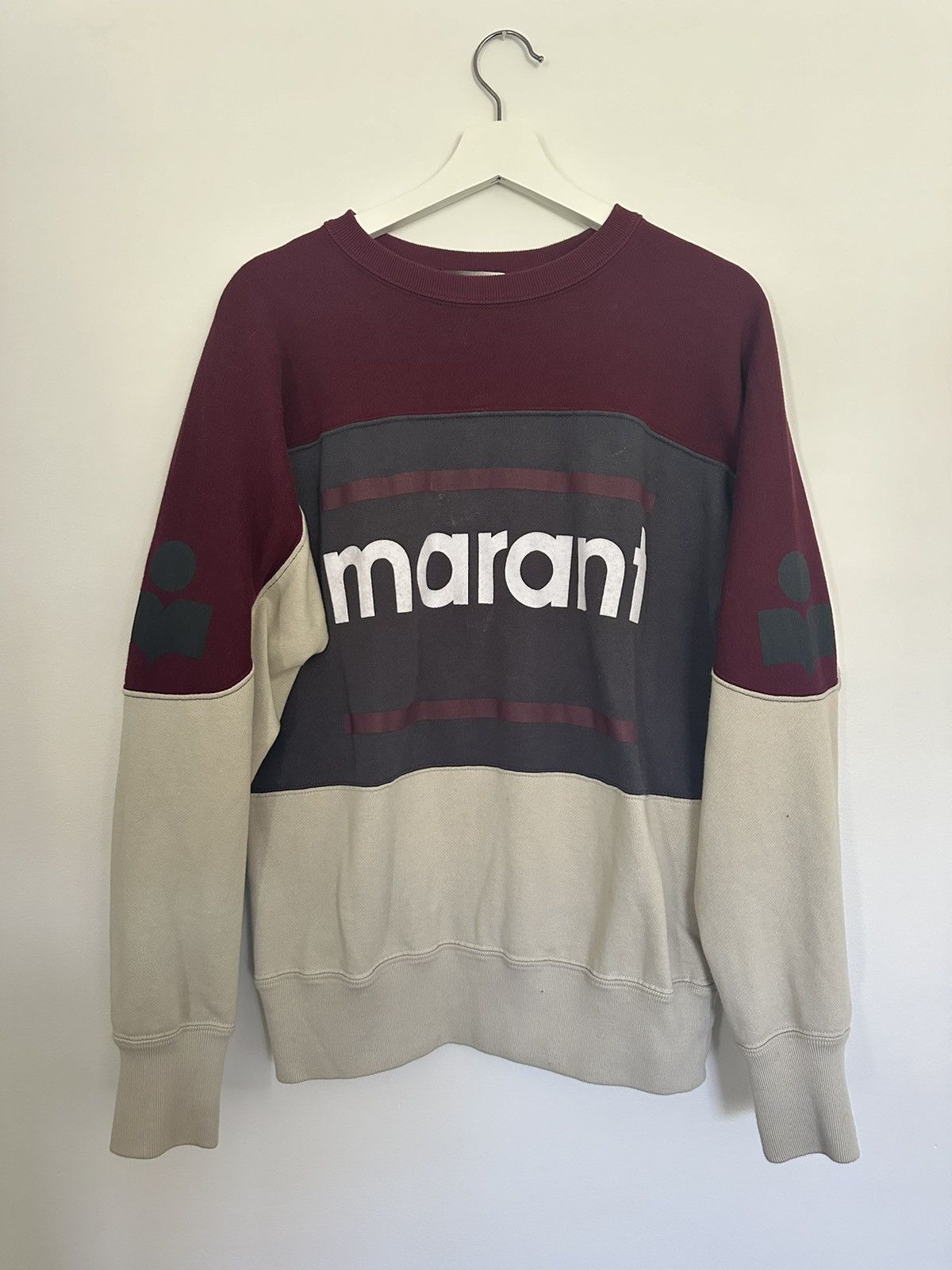 image of Isabel Marant x Isabel Marant Etoile Isabel Marat // Crew Sweatshirt in Brown, Men's (Size Small)