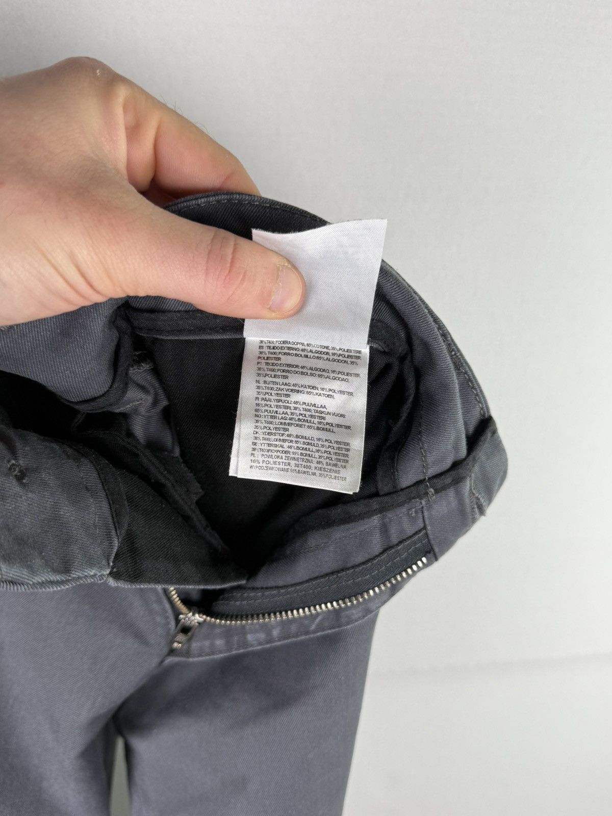 Carhartt Wip Carhartt WIP Sid Pant Grey Slim Fit Streetwear Essential Size US 31 - 5 Thumbnail
