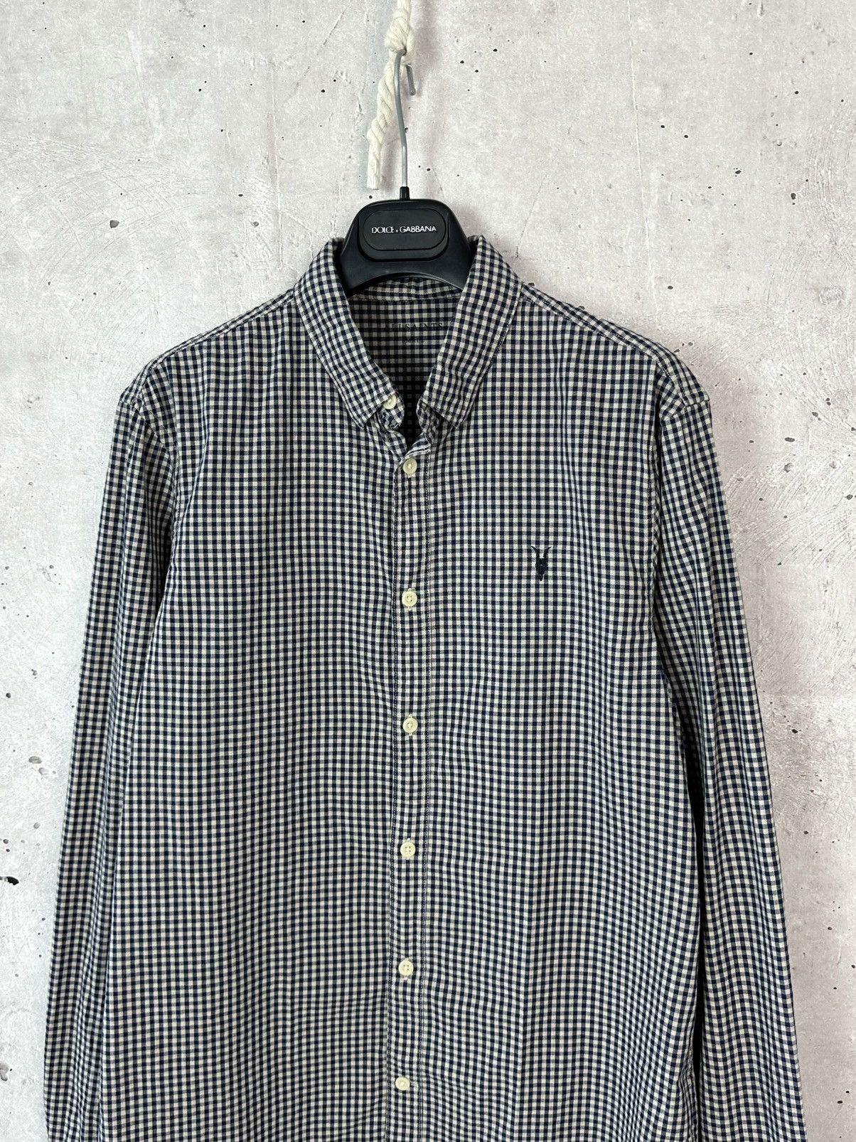 Allsaints Allsaints Quarry Mini Check Long Sleeve Cotton Shirt Size US S / EU 44-46 / 1 - 2 Thumbnail