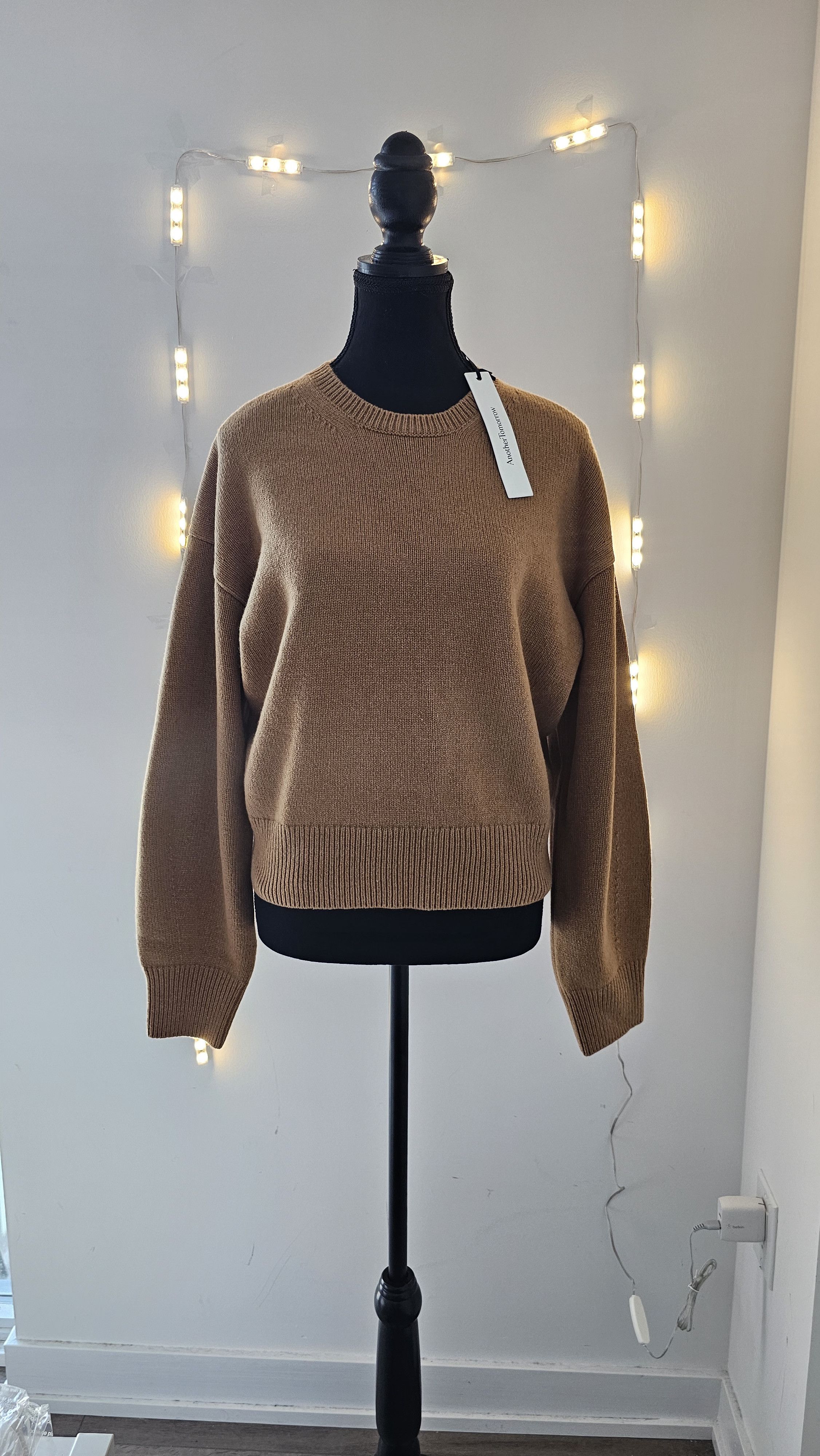 Another Tomorrow Another Tomorrow Crewneck Wool Sweater Size M / US 6-8 / IT 42-44 - 1 Thumbnail