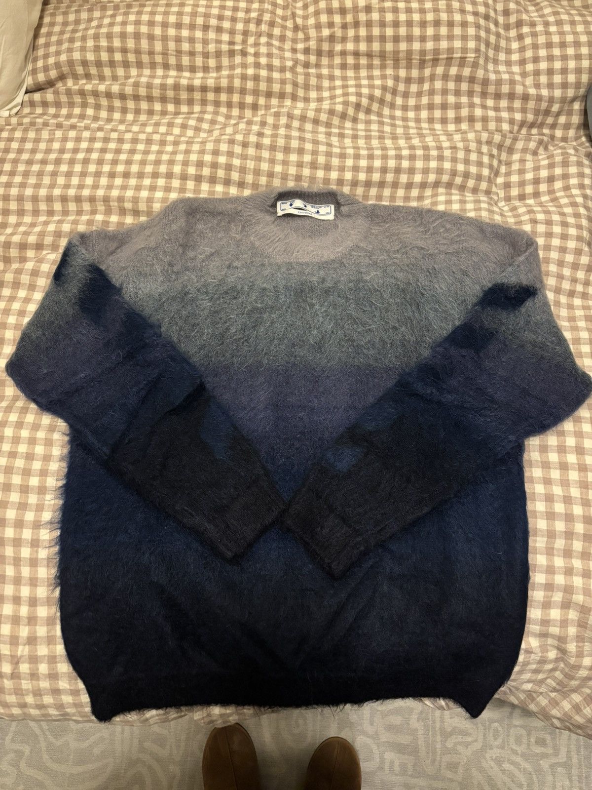 Men's New With Tags Off-White Mohair Sweater Medium