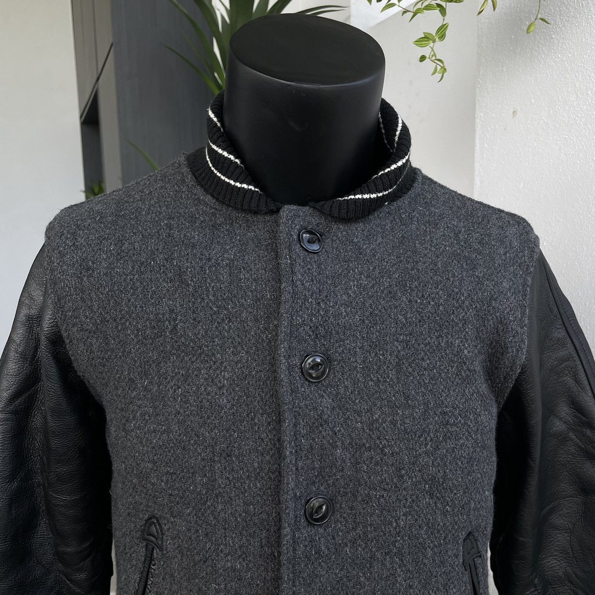 Vintage Houston.Co Varcity Jacket Leather Arm Size US M / EU 48-50 / 2 - 6 Thumbnail