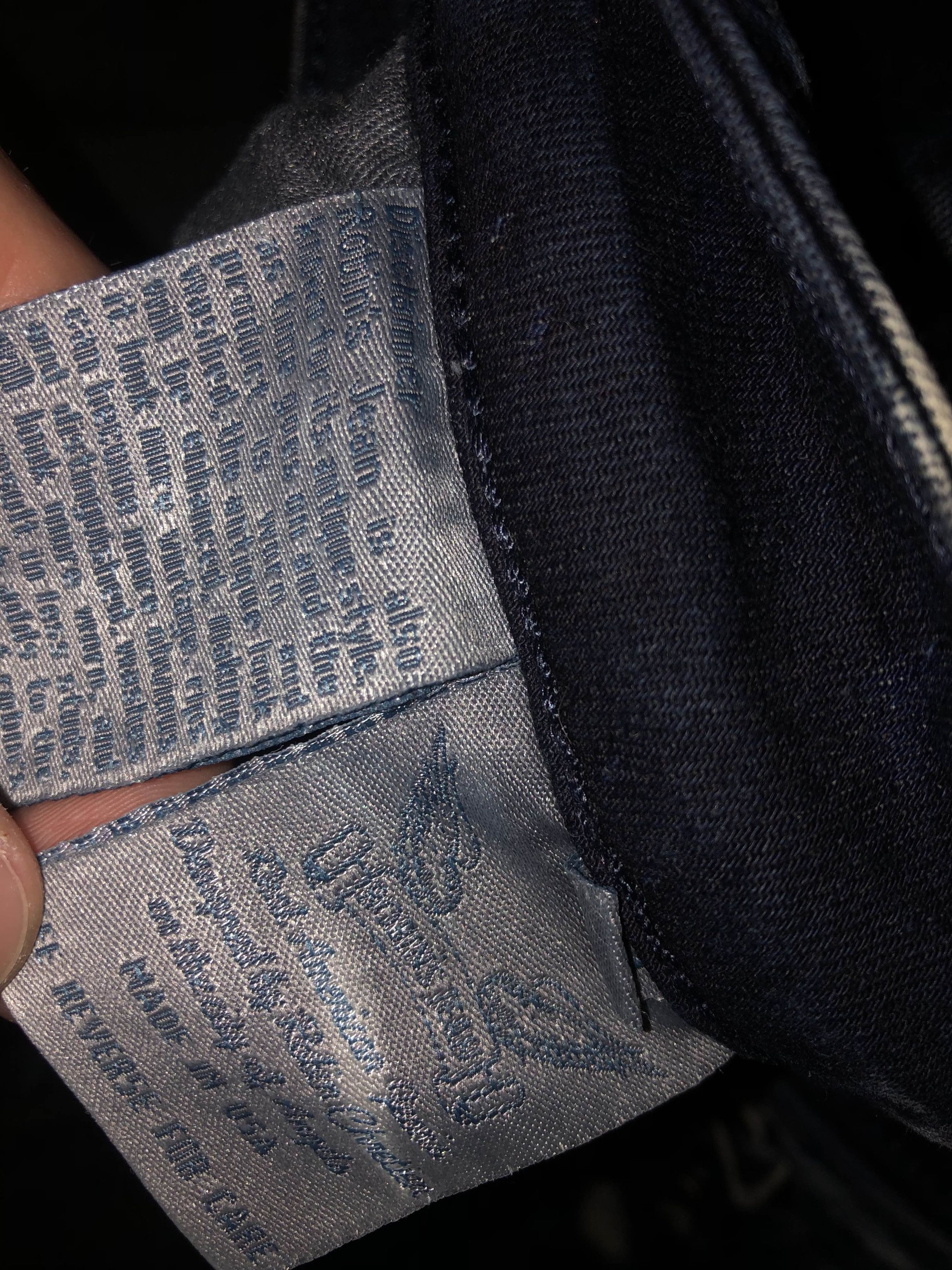 Robins Jeans CLASSIC PREDATOR CARGO IN DEEP BLUE DESTROY WITH CRYSTALS Size US 29 - 9 Thumbnail