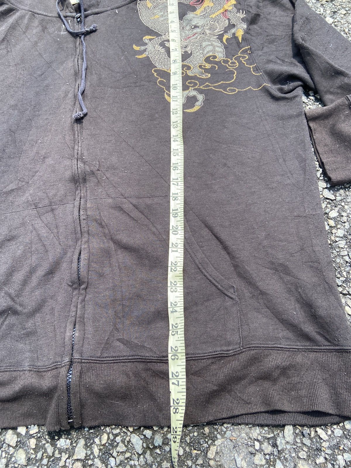 Japanese Brand × Vintage Vintage Sukajan Two Dragon Hoodie Size US XXL / EU 58 / 5 - 11 Thumbnail