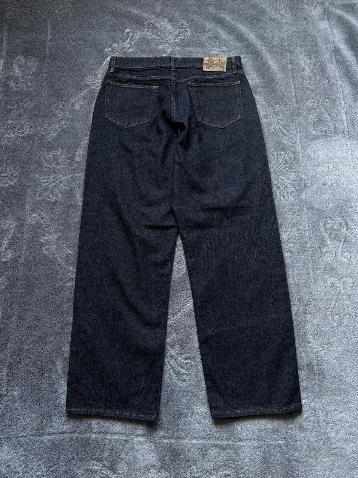 [即購入可]Stussy BIGOL Jeans サイズ32 Stussy Big Ol Jeans NWT Dark Wash 30 X 28 Made In USA RARE