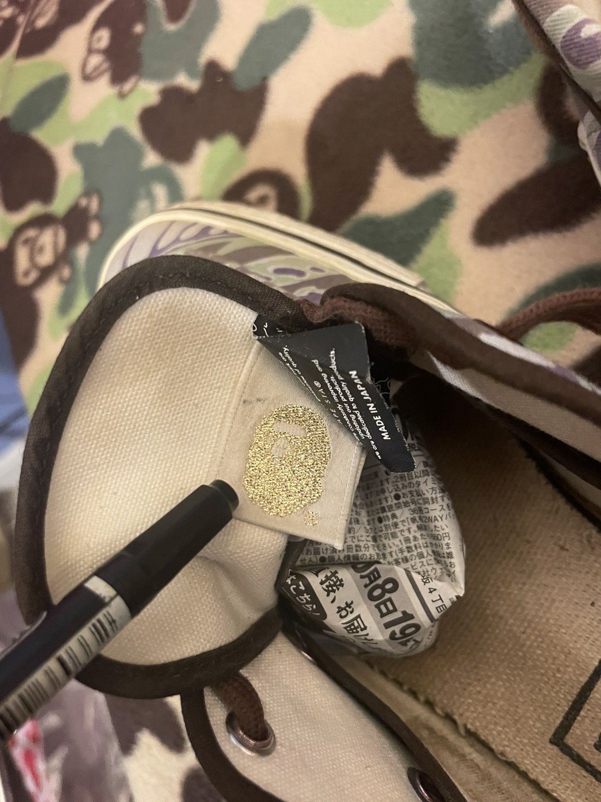 Bape Bape low Bapesta Size US 8.5 / EU 41-42 - 7 Thumbnail