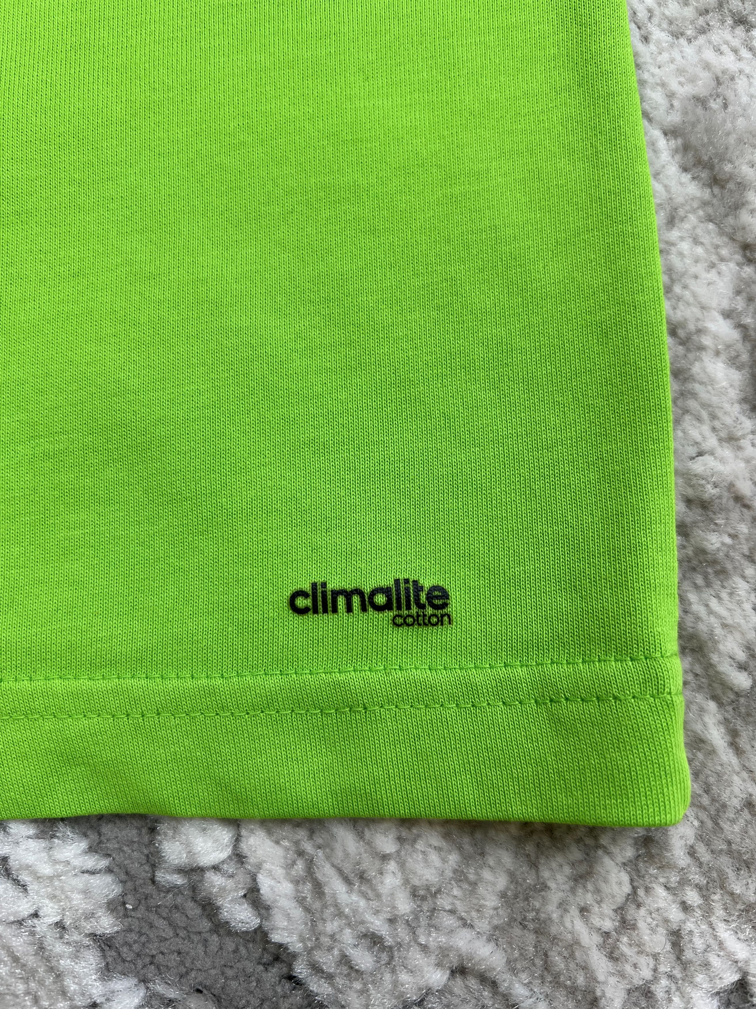 Adidas Adidas Climalite Cotton Lime Green T-Shirt Size US S / EU 44-46 / 1 - 8 Thumbnail