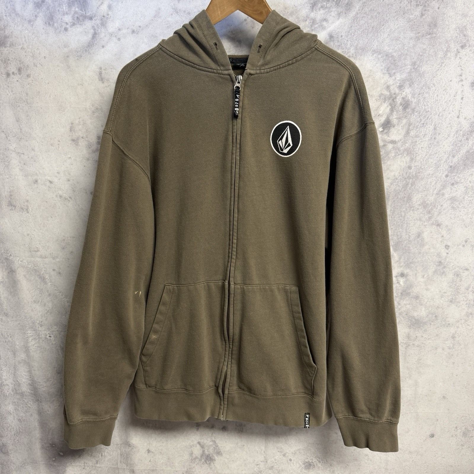 Volcom Volcom Hoodie Sweatshirt Brown Full Zip Surf Skater Size XL Size US XL / EU 56 / 4 - 2 Thumbnail