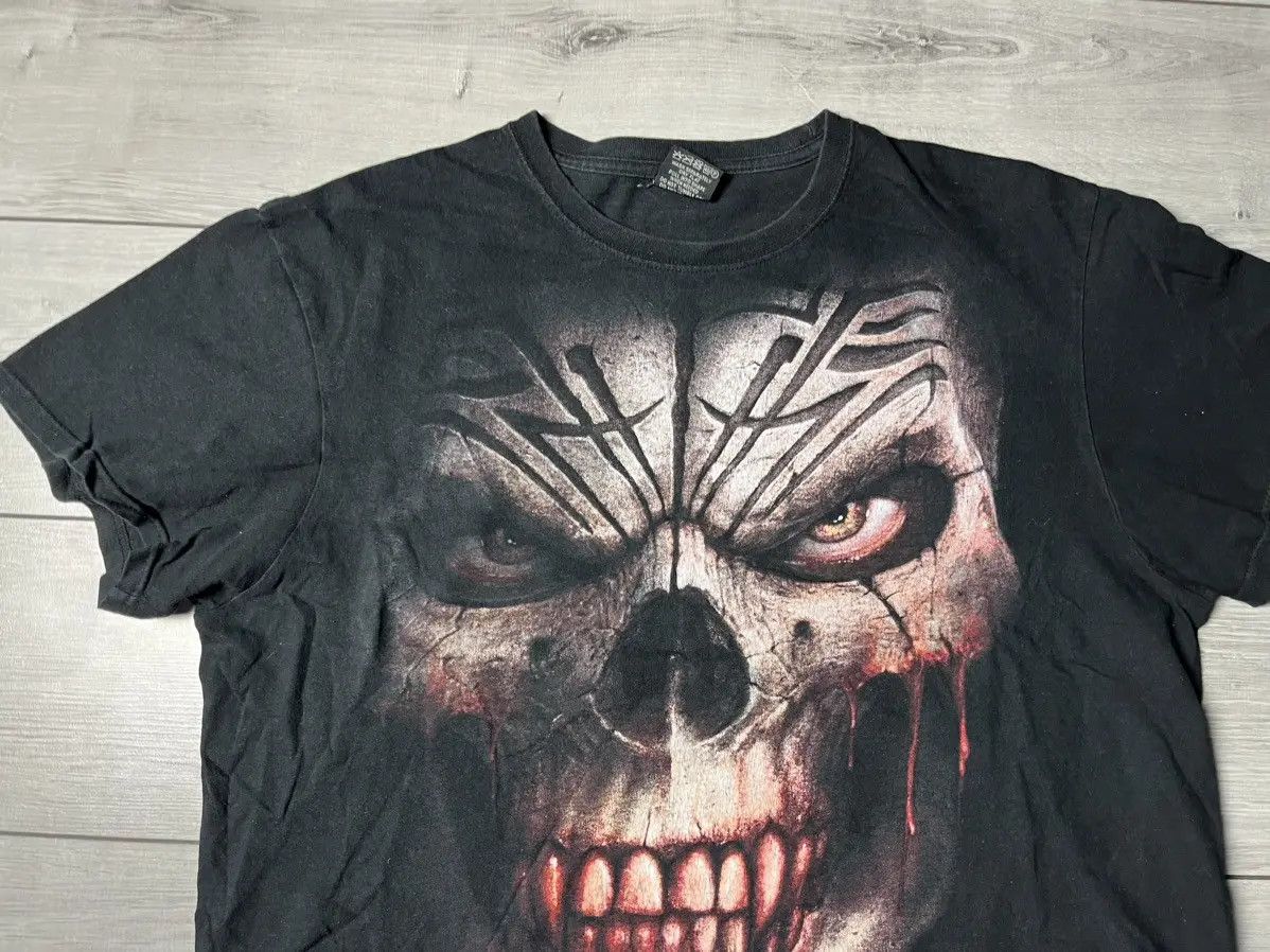 Band Tees Vintage skulls face all print Tshirt size XXLarge Size US XXL / EU 58 / 5 - 3 Thumbnail