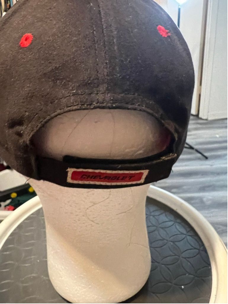 Chevrolet Unisex Chevrolet Racing Baseball Cap Black/Red One Size Size ONE SIZE - 3 Thumbnail
