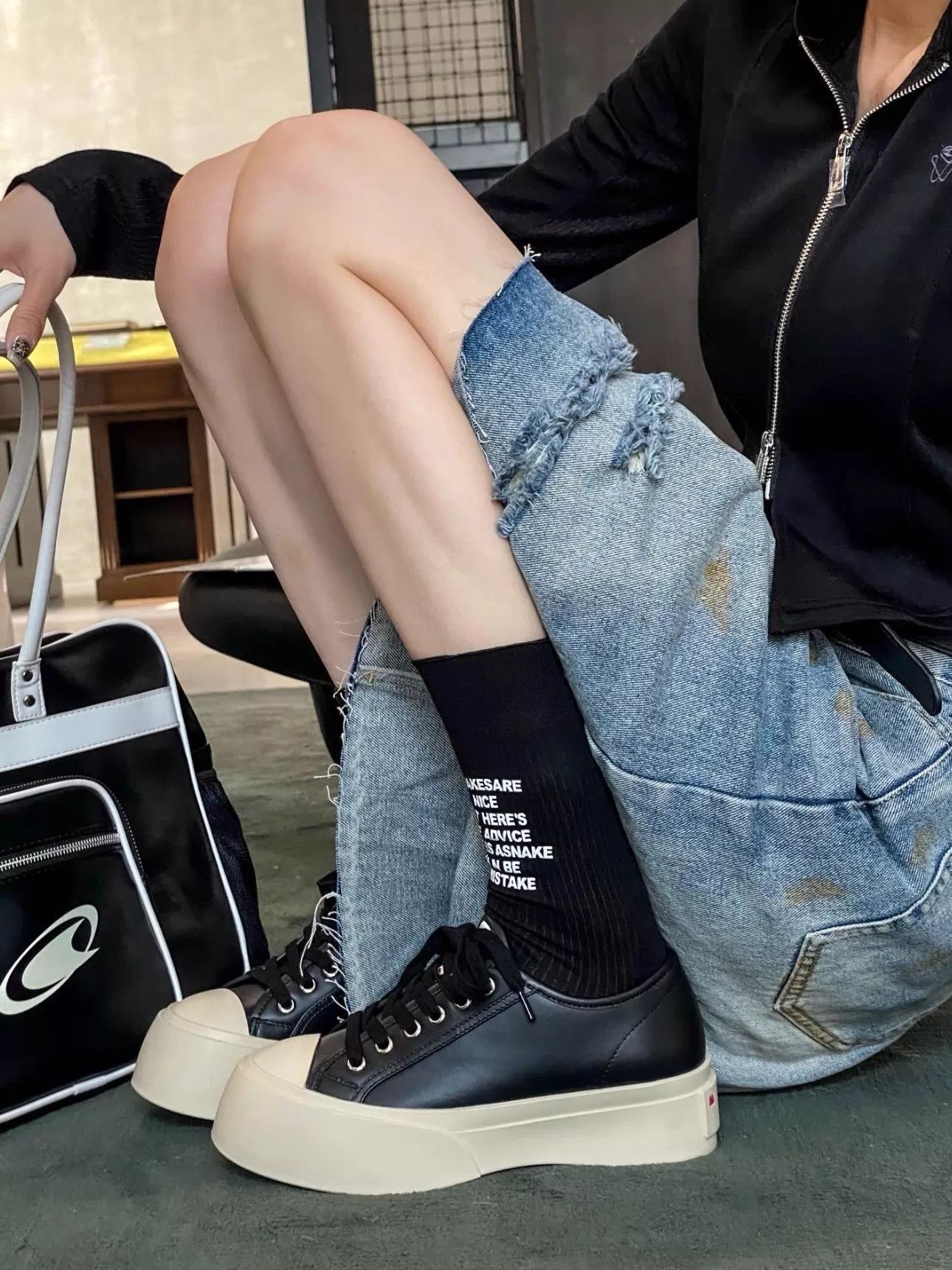 Marni Marni oversized Mary Janes black 36 Size US 5.5 / IT 35.5 - 9 Thumbnail