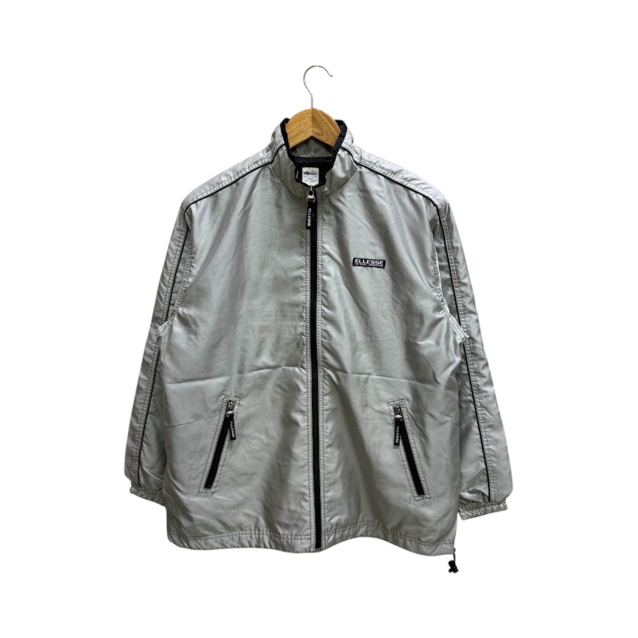 Ellesse Vintage Ellesse Ladies SmallLogo Double Breasted Windbreaker Size L / US 10 / IT 46 - 1 Thumbnail
