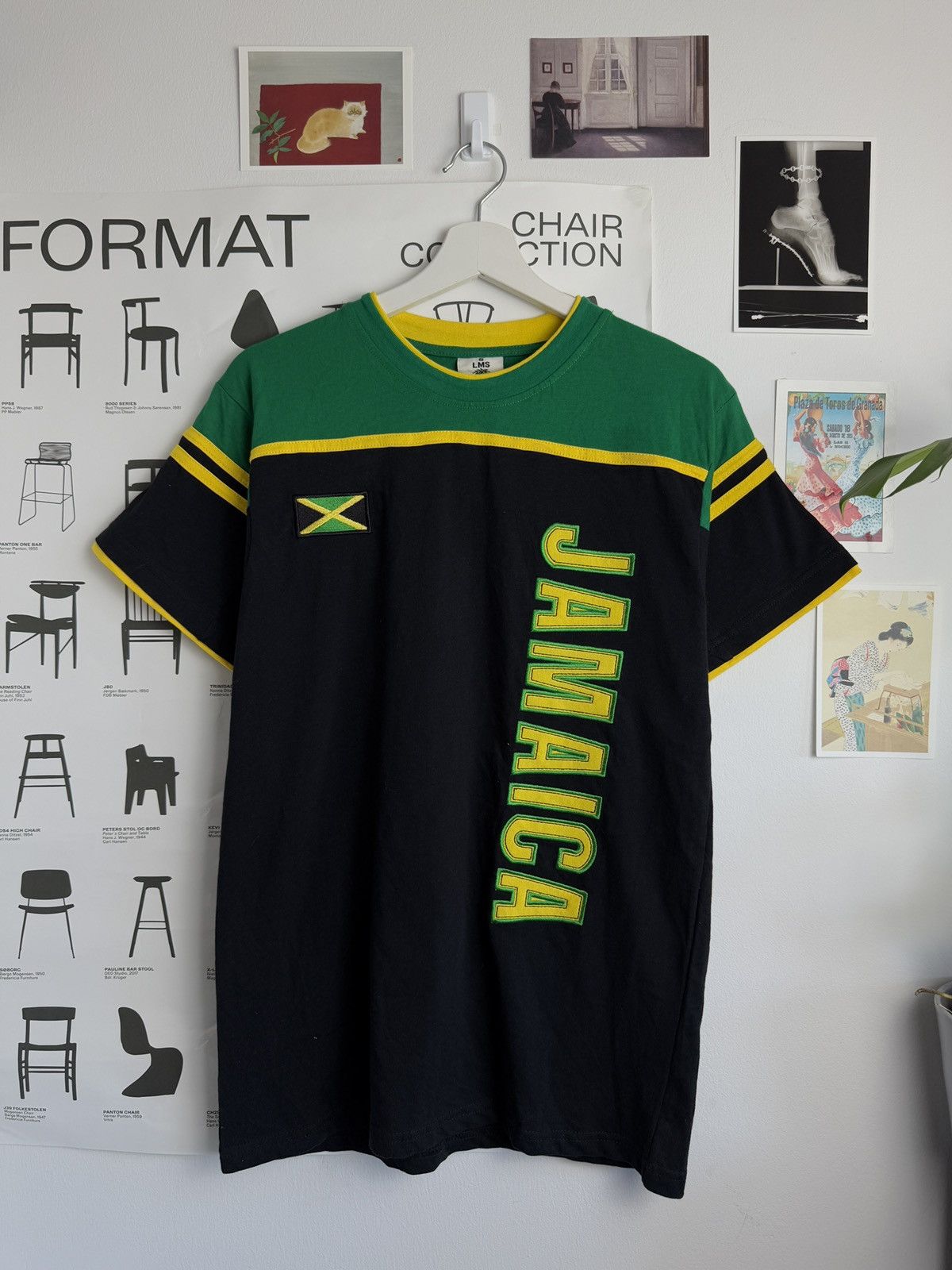 Vintage Vintage y2k Jamaica blockcore football t-shirt S trend rare Size US S / EU 44-46 / 1 - 1 Thumbnail