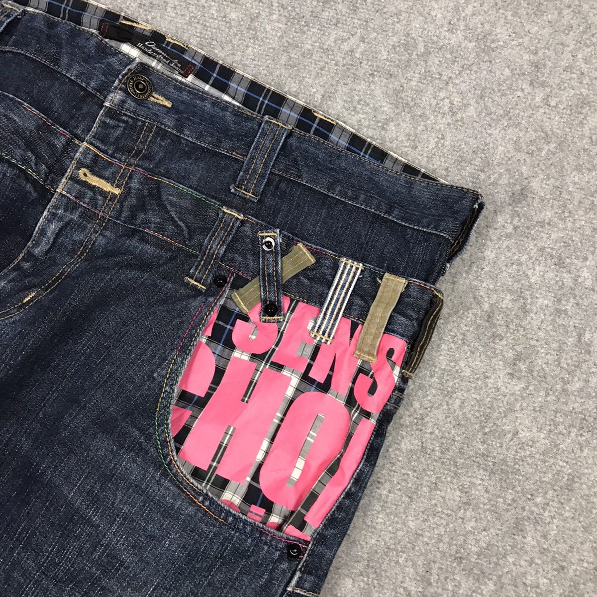 Japanese Brand DENIM DOUBLE WASH HANDCRAFTED JAPAN STYLE SIZE 40 PANTS Size US 40 / EU 56 - 4 Thumbnail