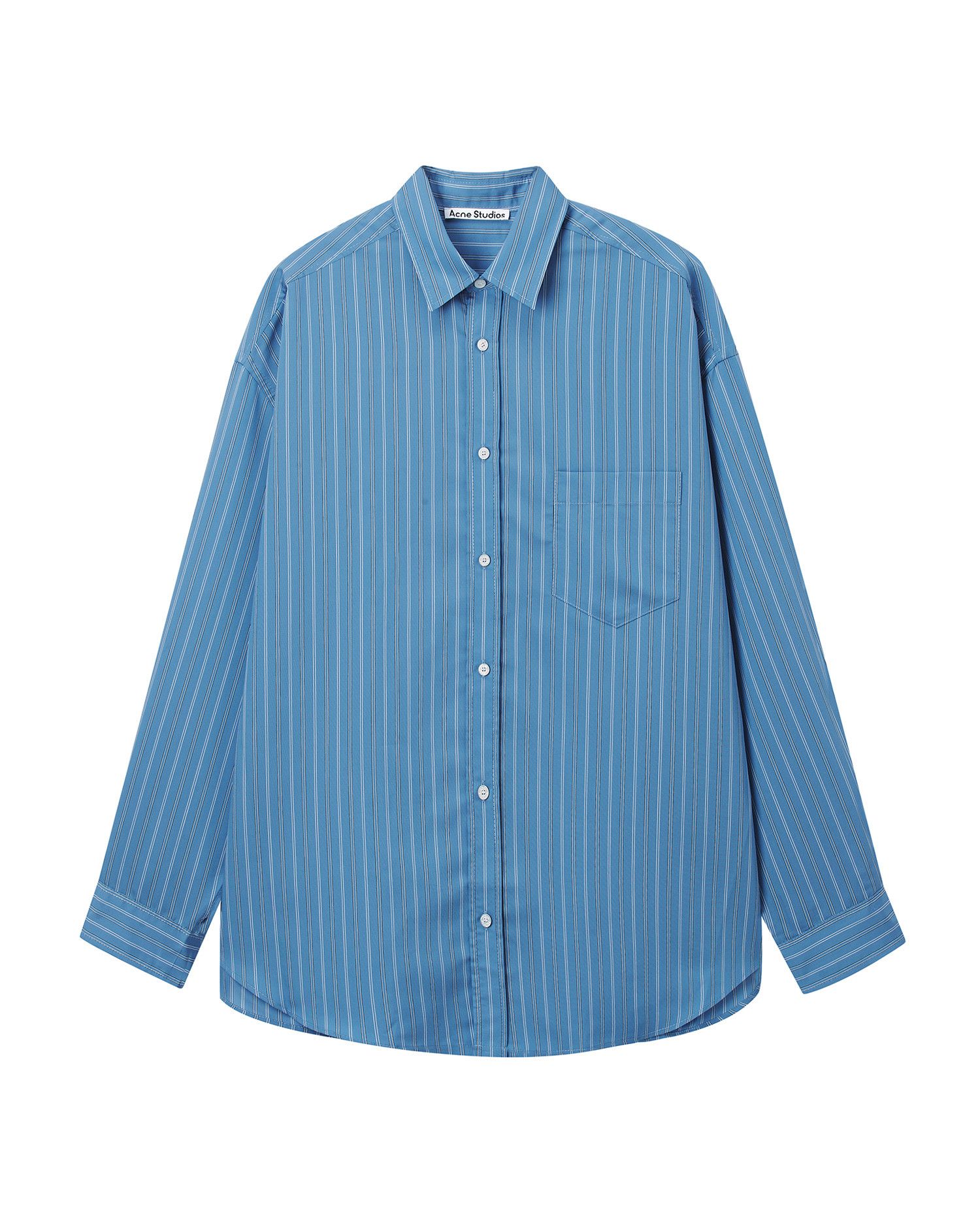 Acne Studios Acne Studios Stripe Long Sleeve Shirt Size US M / EU 48-50 / 2 - 1 Thumbnail