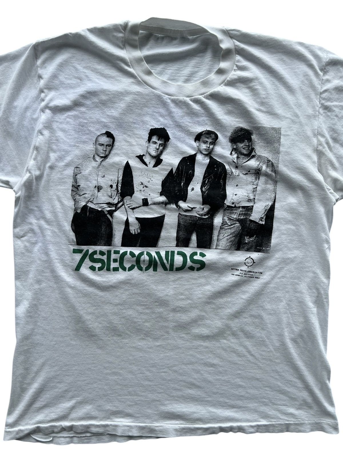 Band Tees 🔥Crazy Rare!!!! 7 Seconds Punk Hardcore Music Band🔥 Size US M / EU 48-50 / 2 - 3 Thumbnail