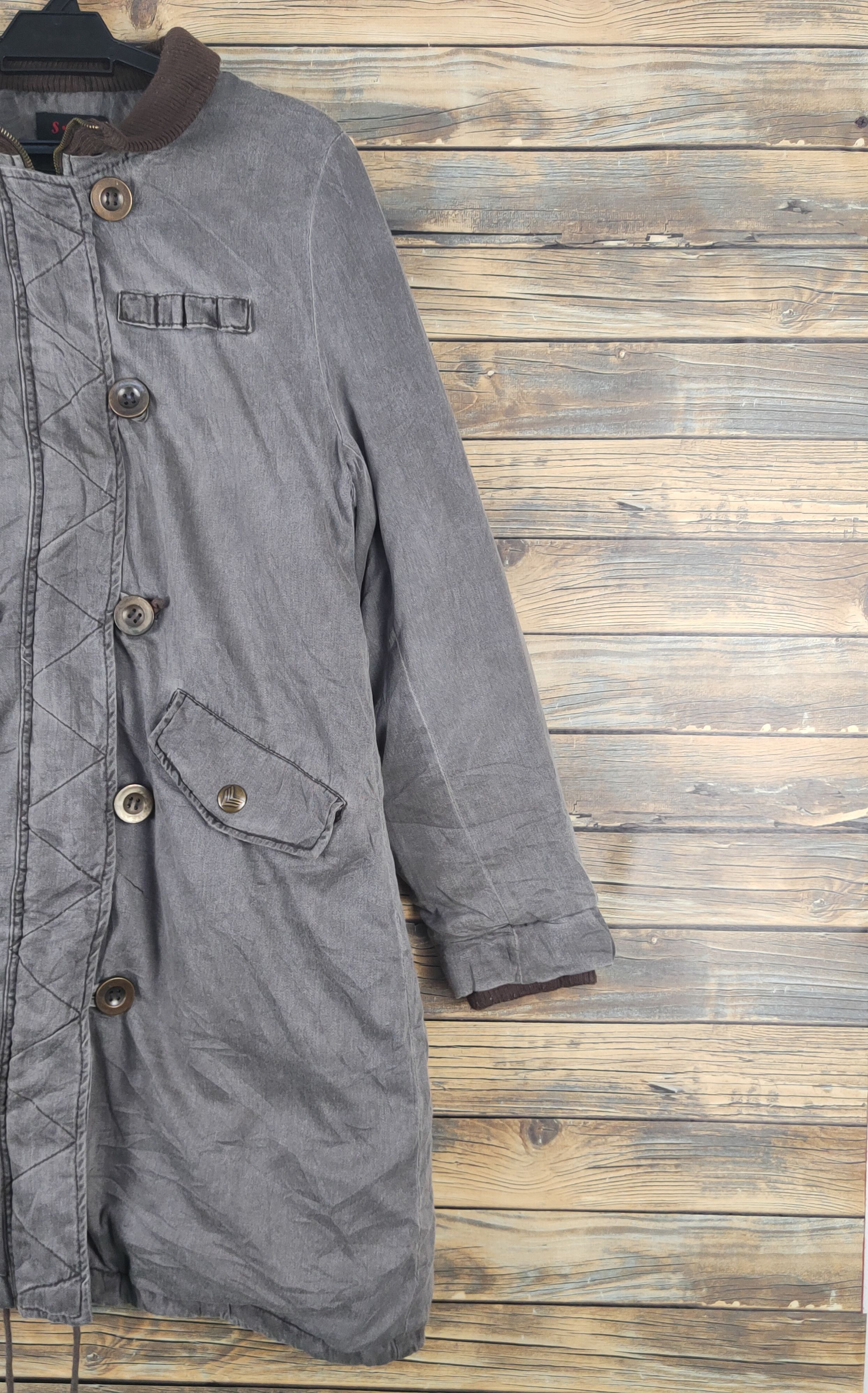 Japanese Brand × Vintage S.g.v Dark Gray Coats (Vintage Winter jacket) Size US L / EU 52-54 / 3 - 5 Thumbnail