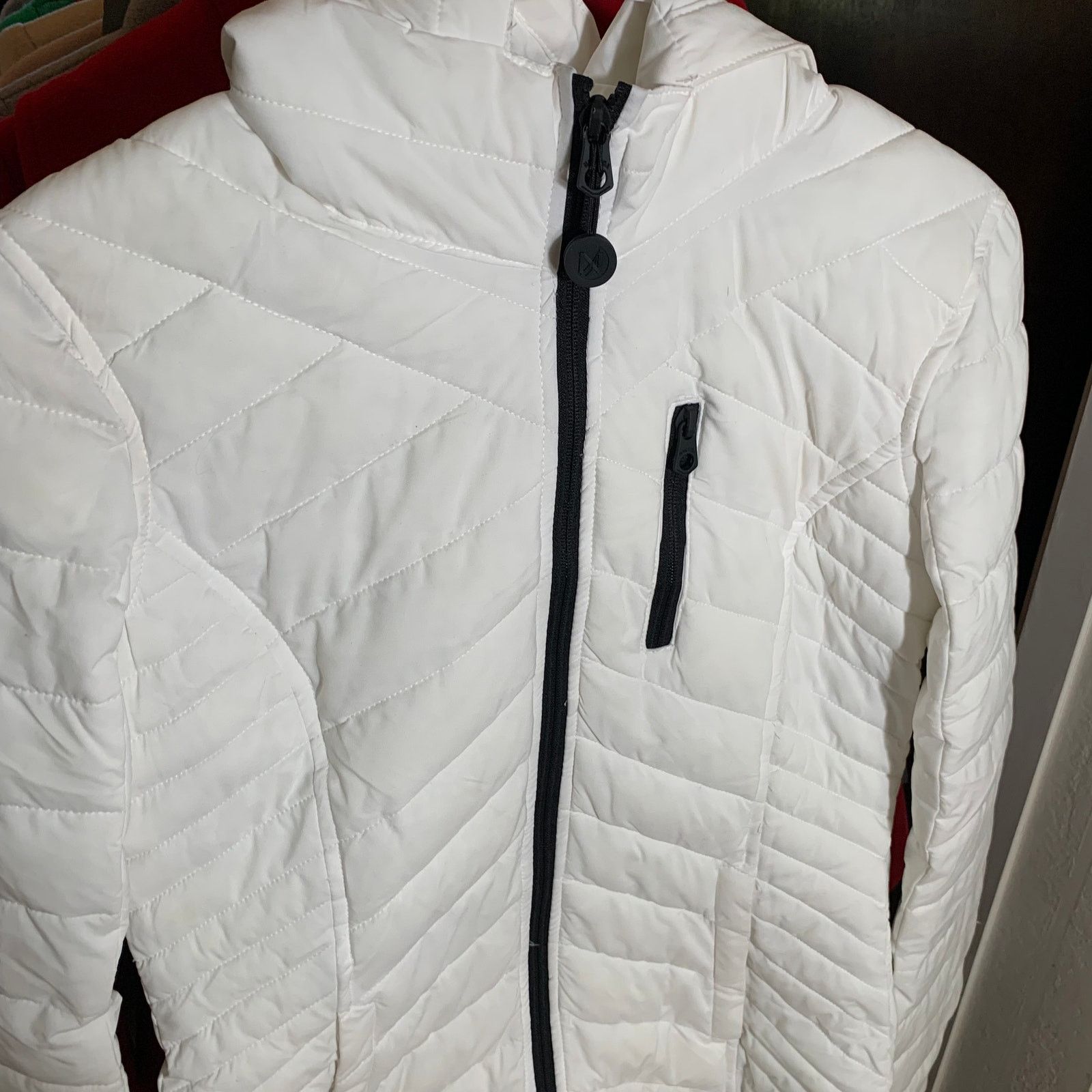 Nautica NAUTICA Women's White Puffer Hooded Jacket Size XS Size XS / US 0-2 / IT 36-38 - 11 Thumbnail