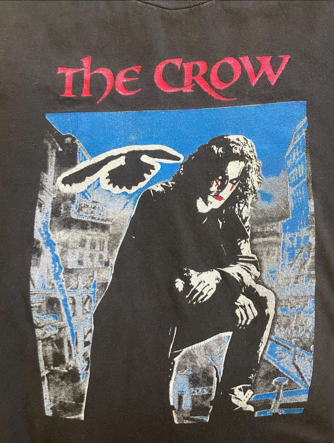 Vintage Vintage The Crow Brandon Lee Movie Size US L / EU 52-54 / 3 - 2 Thumbnail