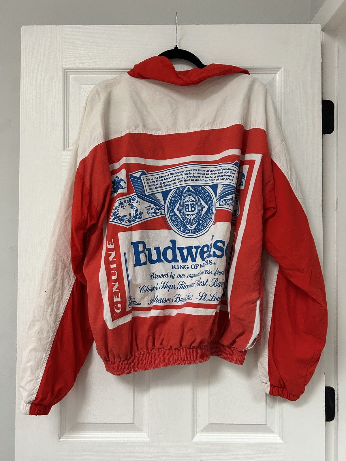 Budweiser × Vintage Carabella Vintage USA Budweiser Jacket Size Large Size US L / EU 52-54 / 3 - 4 Thumbnail