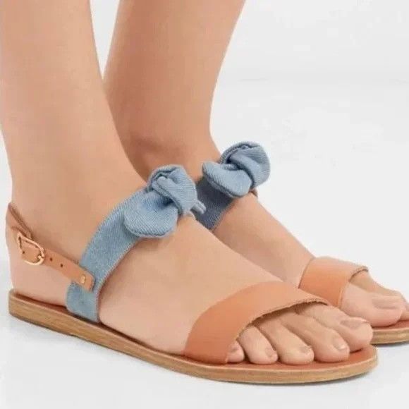 Ancient Greek Sandals Ancient Greek Clio Bow sandal Size 6 Size US 6 / IT 36 - 2 Thumbnail