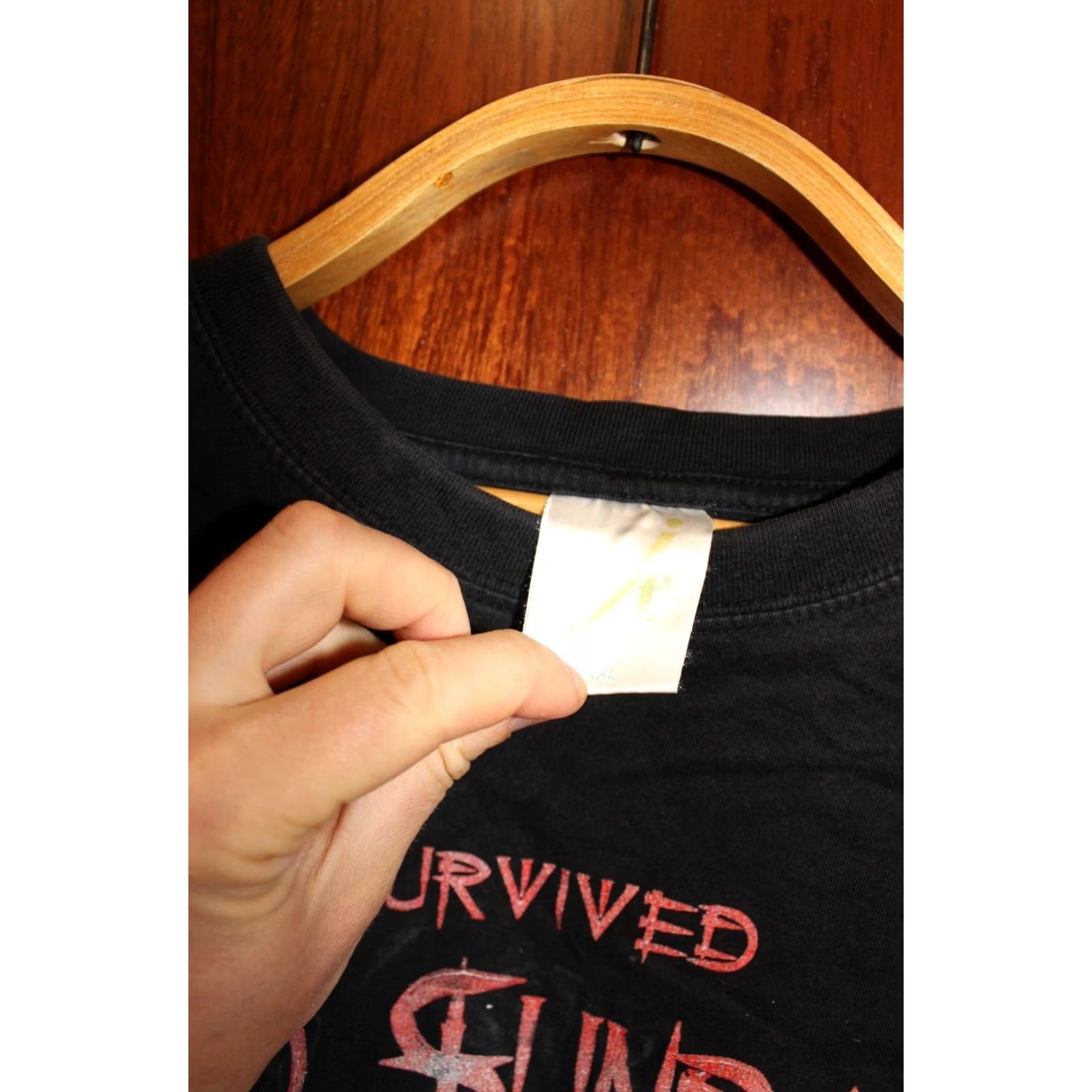 Vintage Vintage June 3rd 2007 I survived Mad Sunday T-Shirt L Black Unbranded Rock Mens Size US L / EU 52-54 / 3 - 3 Thumbnail