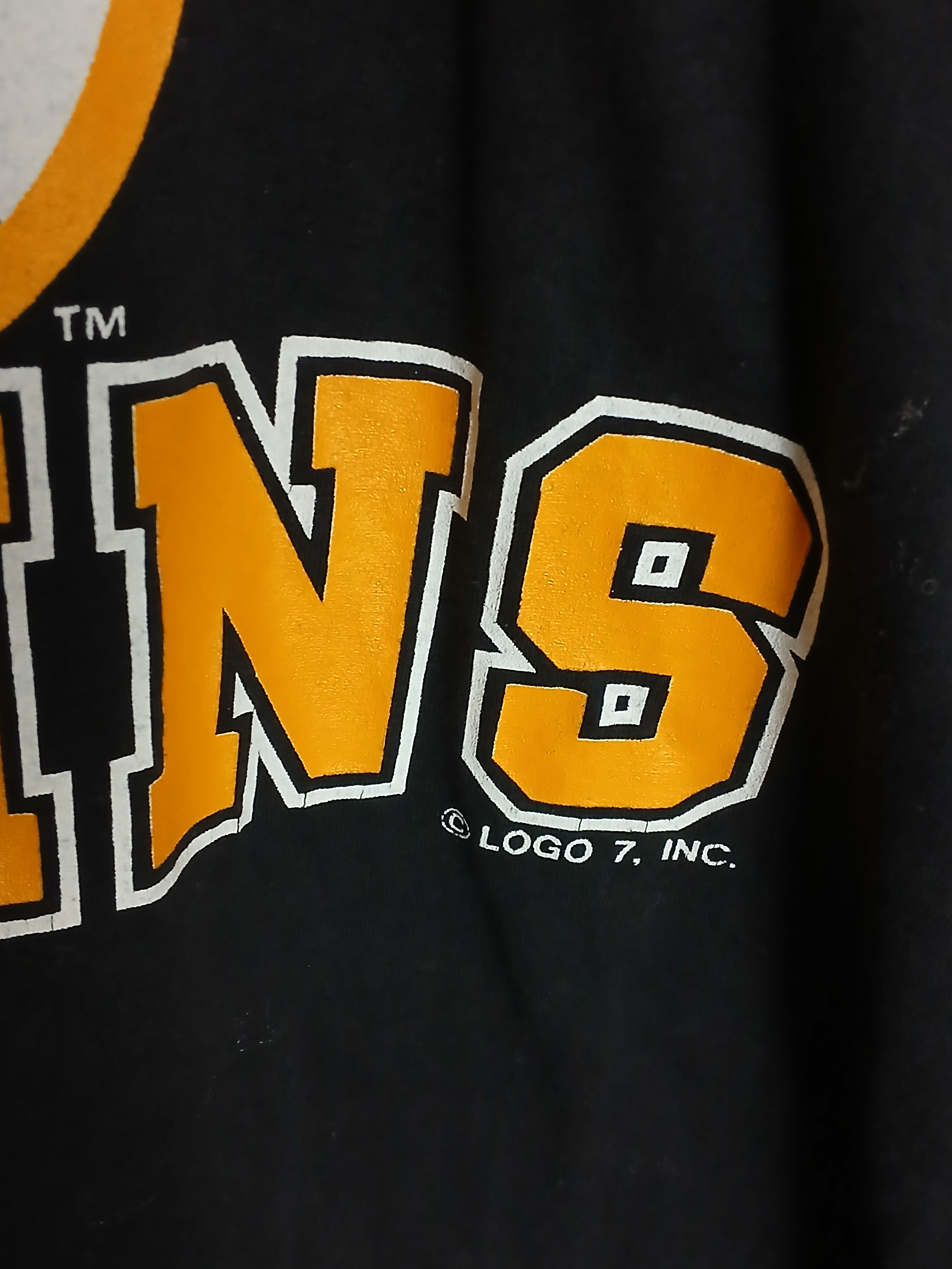 Logo 7 × NHL × Vintage Vintage Logo 7 NHL Boston Bruins Hockey T-Shirt Size US L / EU 52-54 / 3 - 5 Thumbnail
