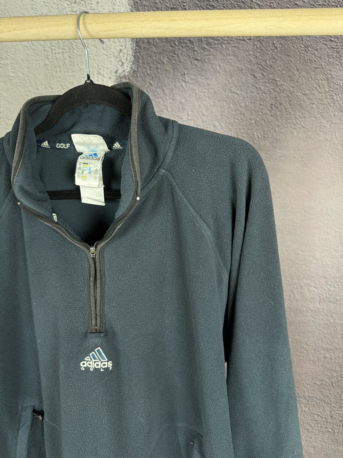 Adidas Adidas Golf vintage 90s half zip fleece sweater Size US L / EU 52-54 / 3 - 4 Thumbnail