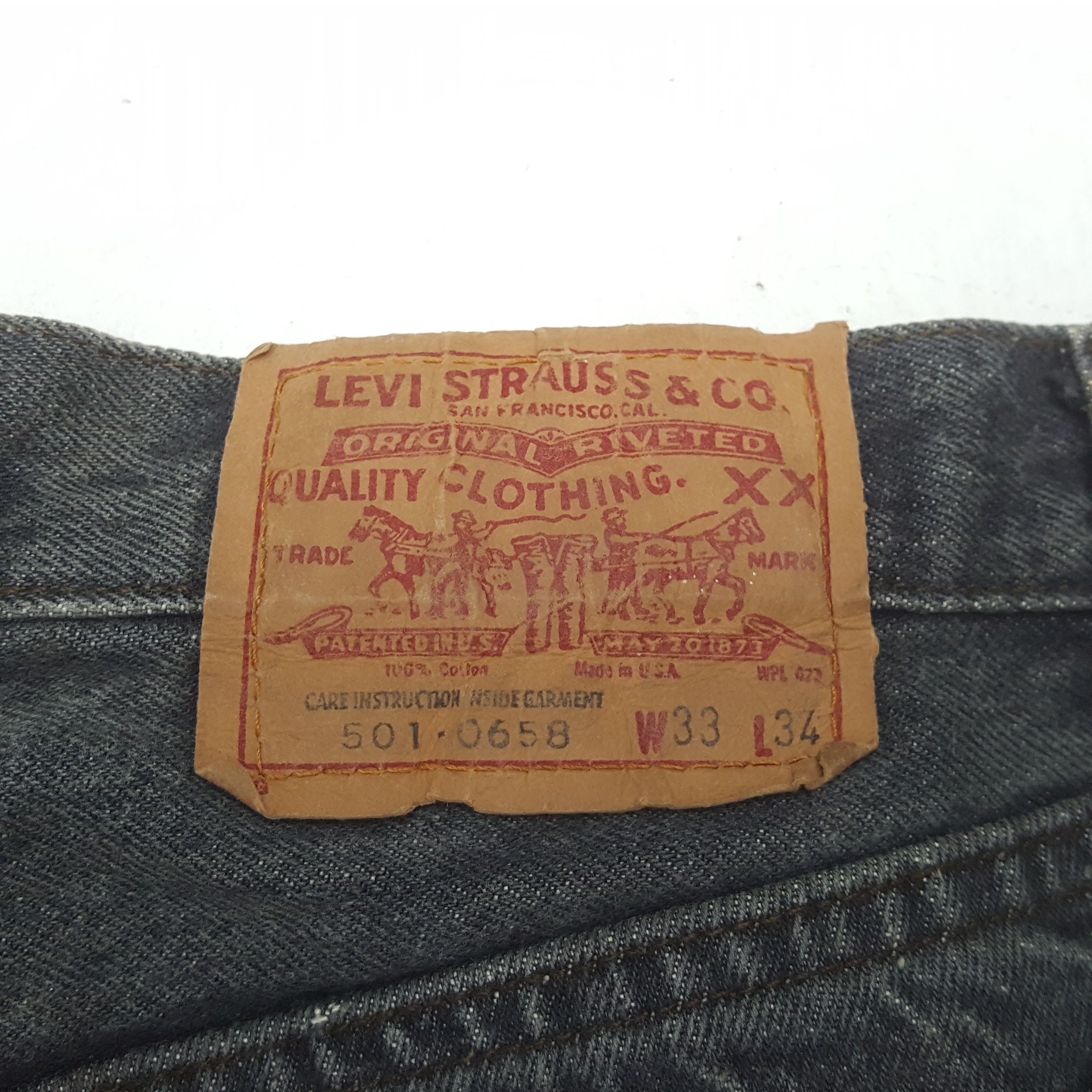 Levi's Levis Streetwear Style Jeans RR15 Size US 30 / EU 46 - 14 Thumbnail