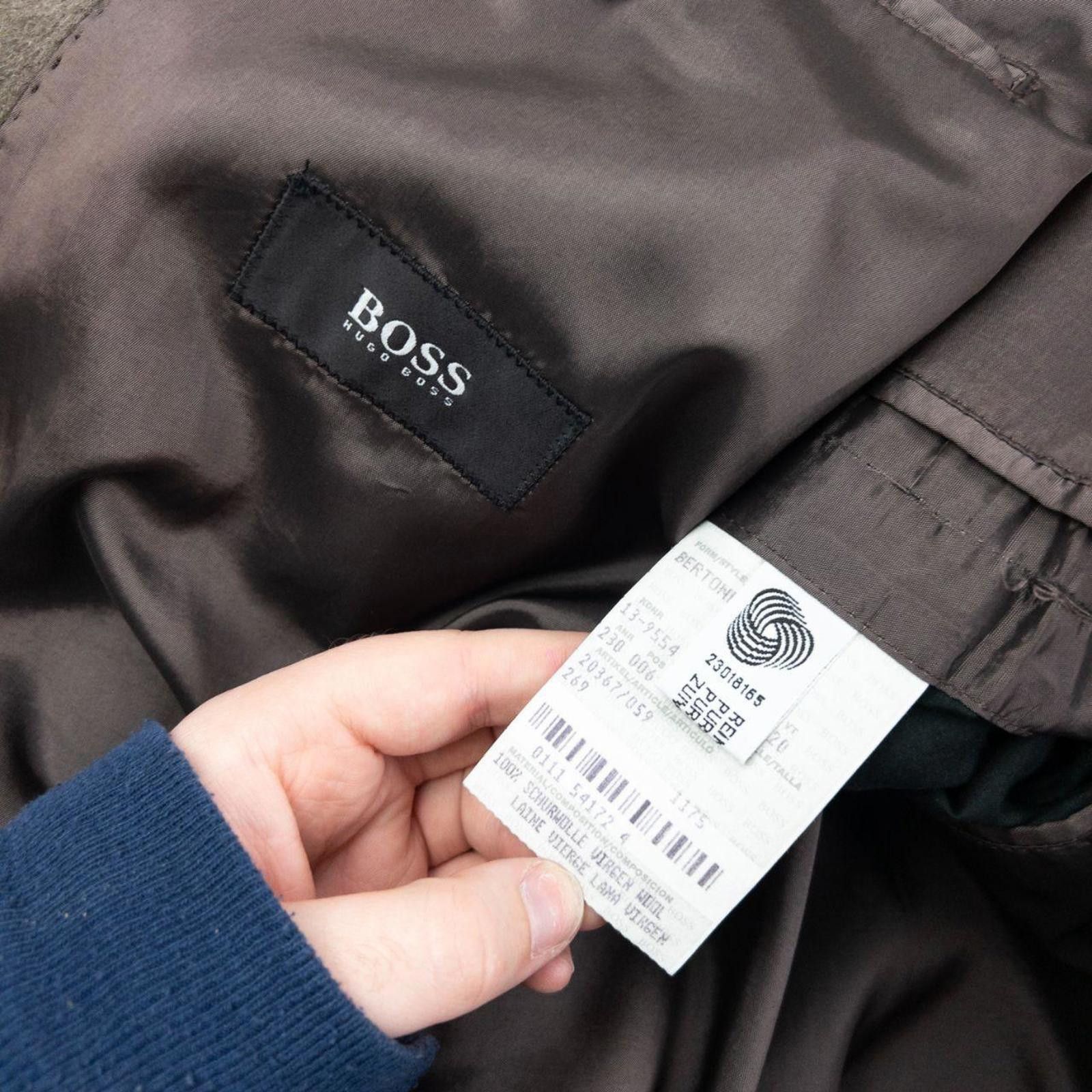 Hugo Boss Vintage 2000s Hugo Boss Longline Wool Button Up Jacket XXL Size US XXL / EU 58 / 5 - 6 Thumbnail