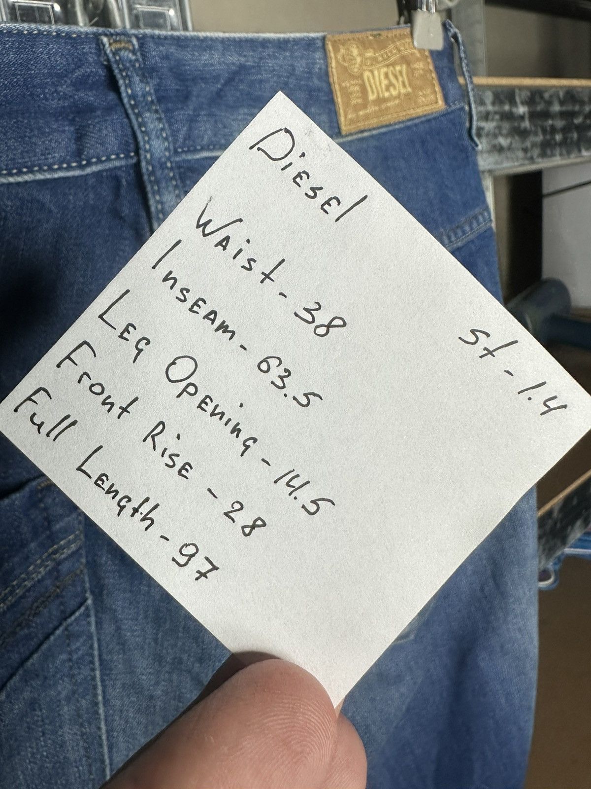 Diesel DIESEL FAYZA 26 x 32 Women’s s Denim Jeans Pants Tapered Leg Size 26" / US 2 / IT 38 - 3 Thumbnail