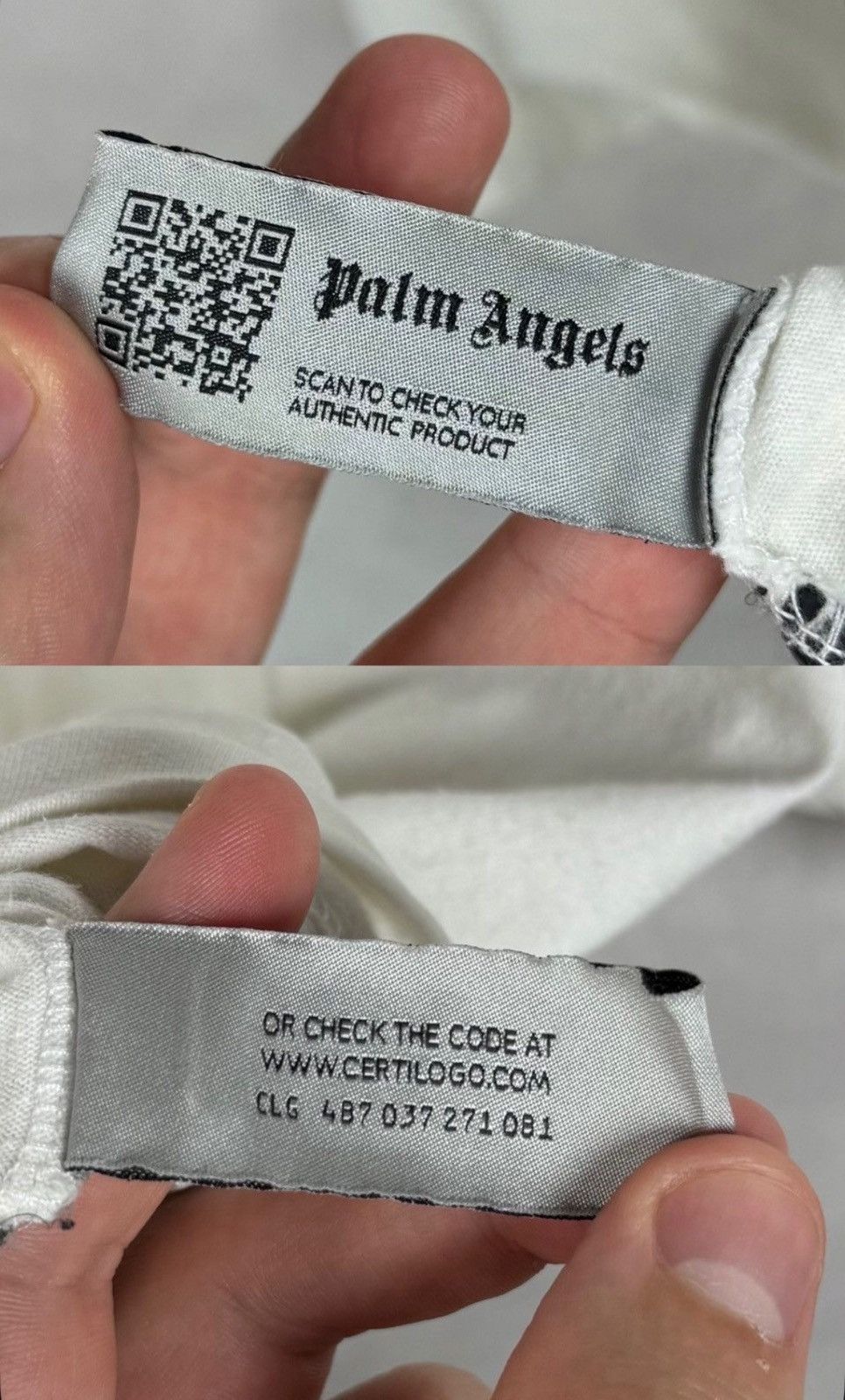 Palm Angels Palm angels white tshirt Size US S / EU 44-46 / 1 - 4 Thumbnail