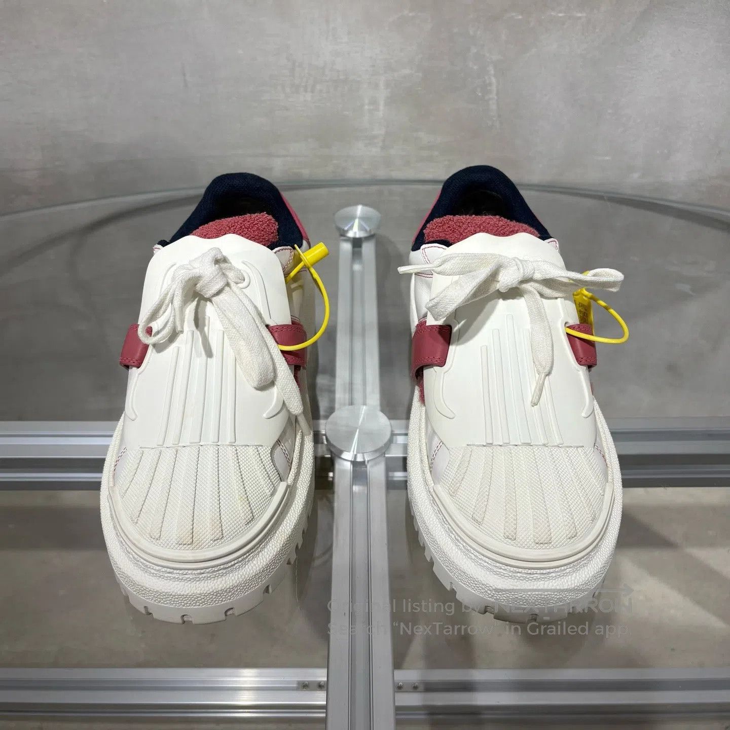Dior Dior Shell-headboard shoes White-red Size US 6.5 / IT 36.5 - 2 Thumbnail