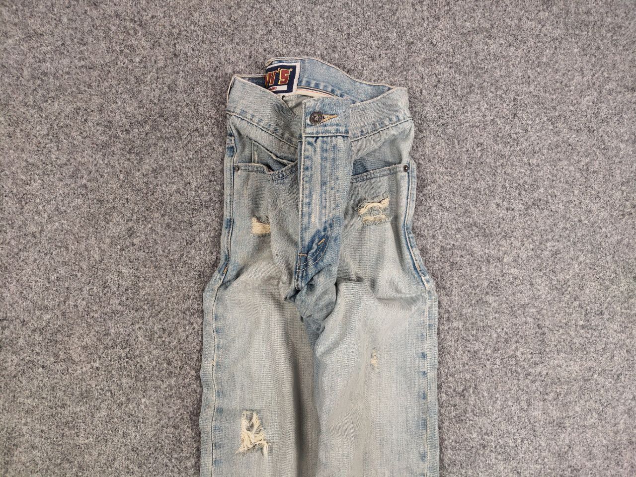 Levi's Vintage Levis 549 Baggy Light Wash Distressed Denim Jeans Size US 34 / EU 50 - 4 Thumbnail
